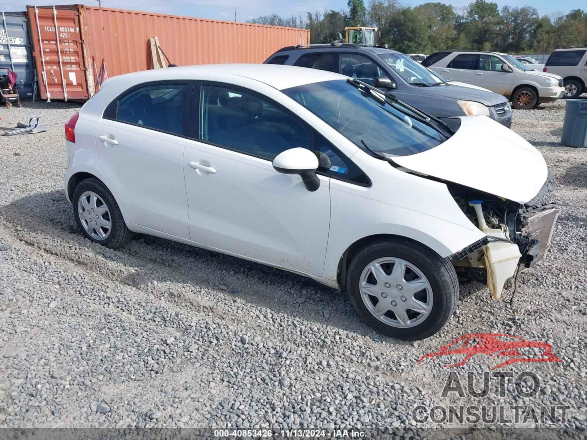 KIA RIO5 2012 - KNADM5A35C6090028