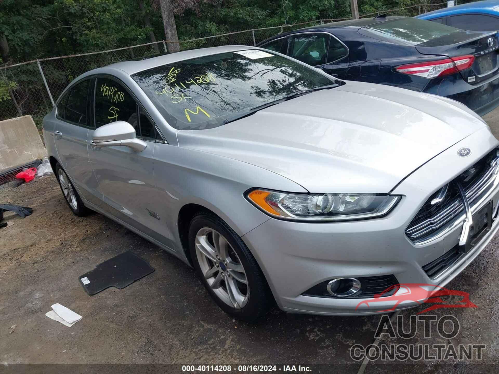 FORD FUSION ENERGI 2016 - 3FA6P0SU6GR321692