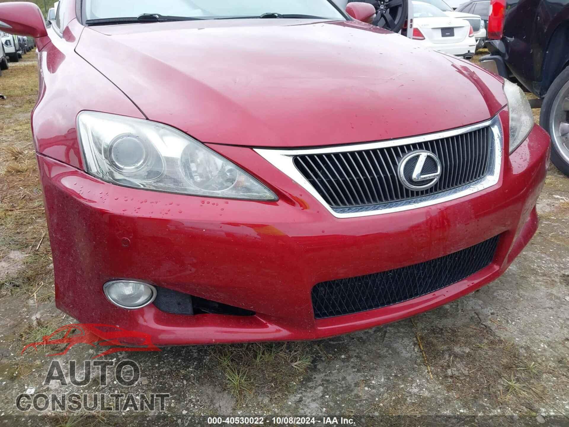 LEXUS IS 250C 2010 - JTHFF2C25A2510074