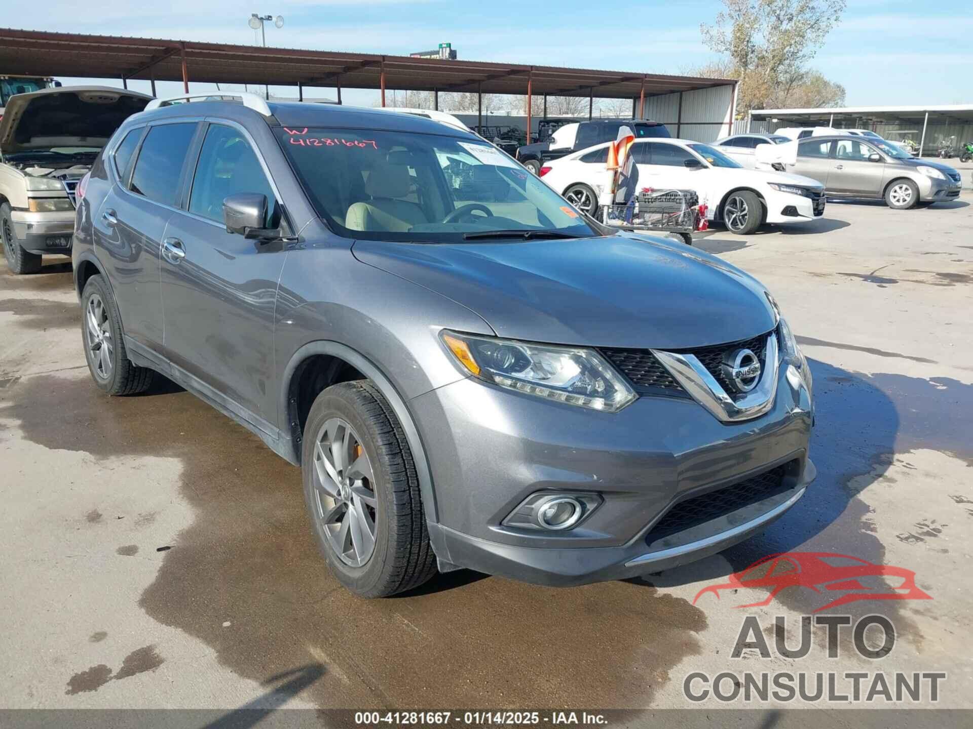 NISSAN ROGUE 2016 - 5N1AT2MV3GC898420