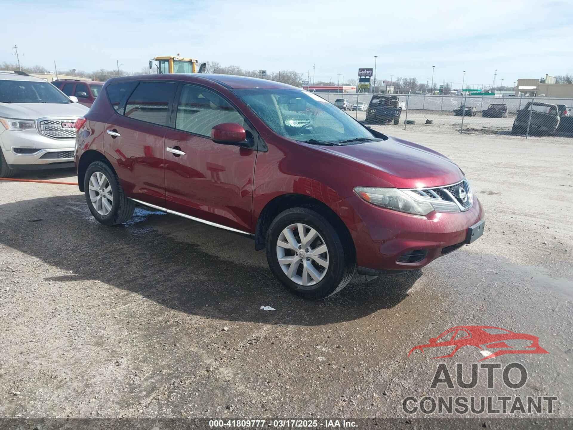 NISSAN MURANO 2011 - JN8AZ1MW4BW150292