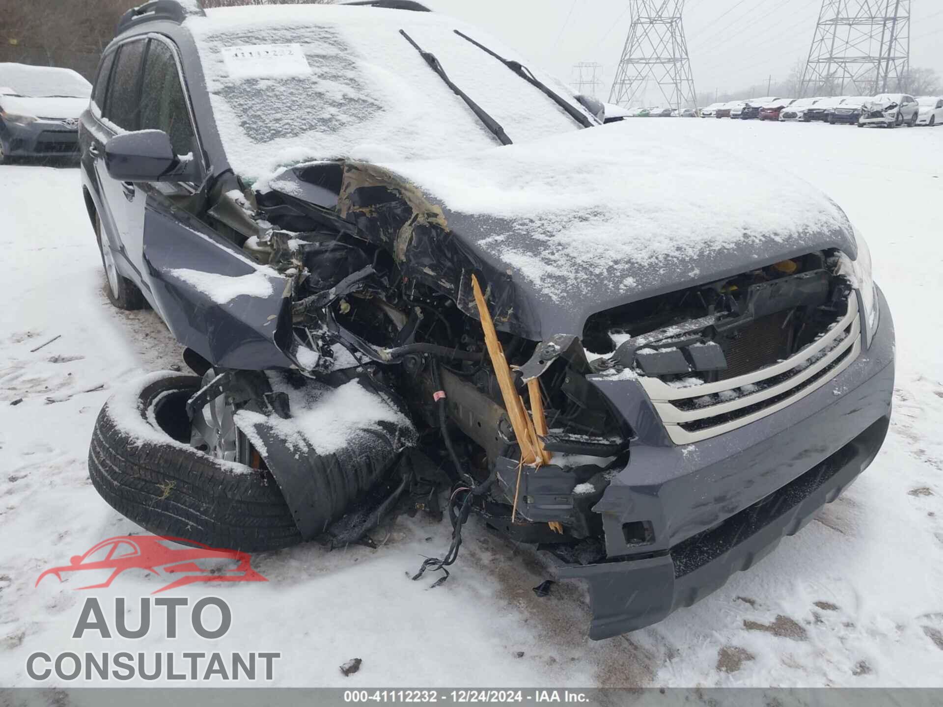 SUBARU OUTBACK 2012 - 4S4BRBGC8C3240146