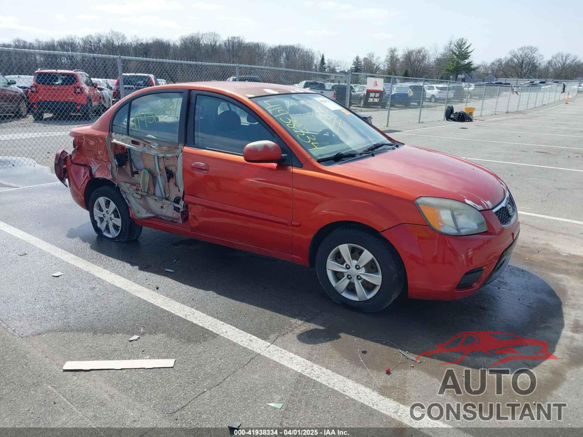 KIA RIO 2011 - KNADH4A37B6944224