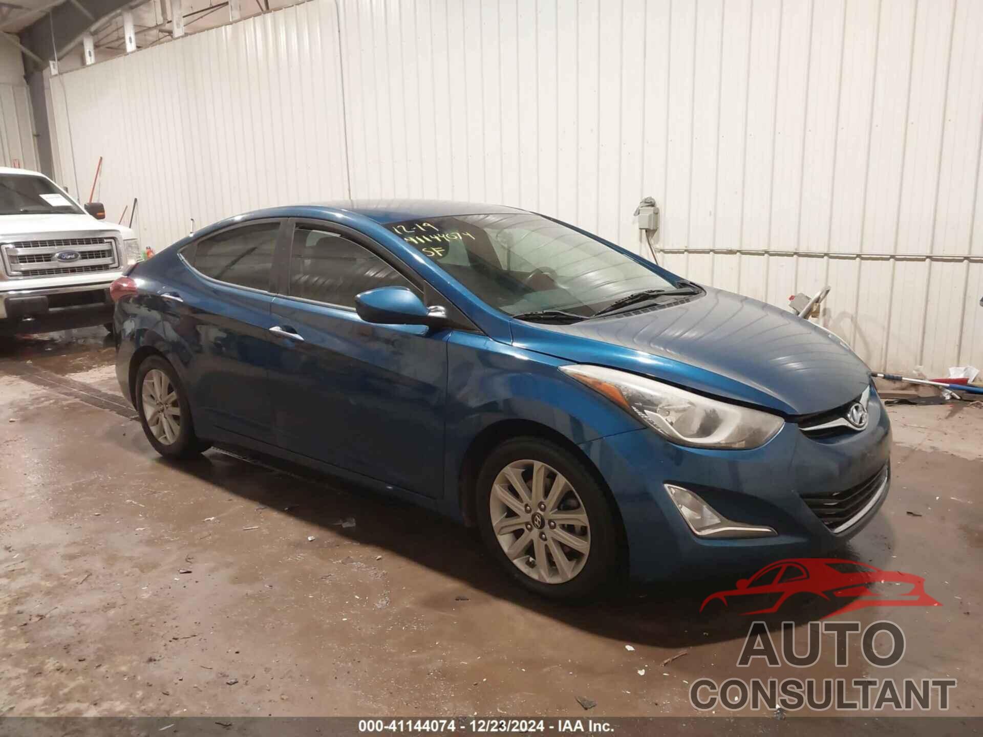 HYUNDAI ELANTRA 2014 - KMHDH4AE3EU159229