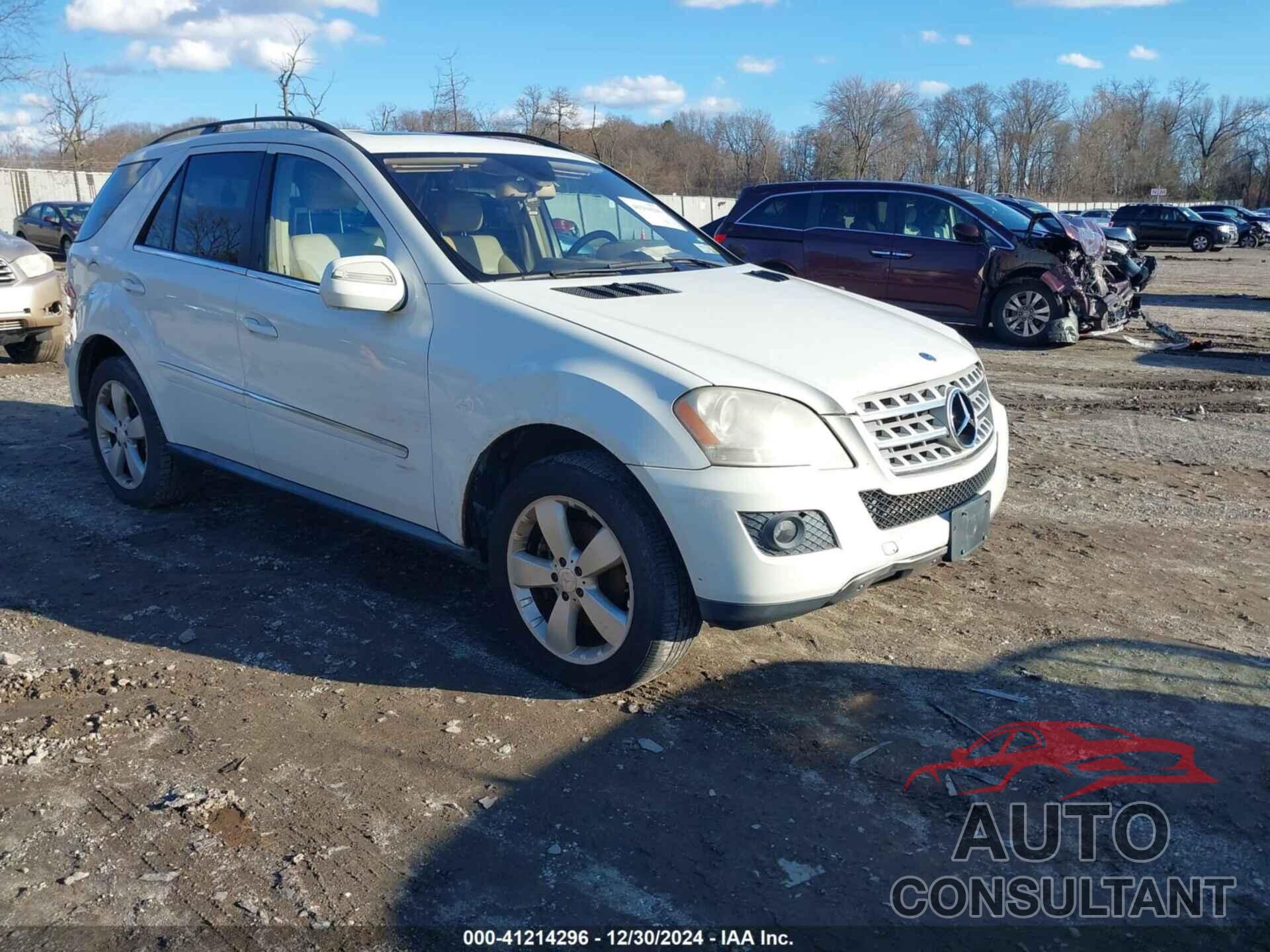MERCEDES-BENZ ML 350 2009 - 4JGBB86E79A457024