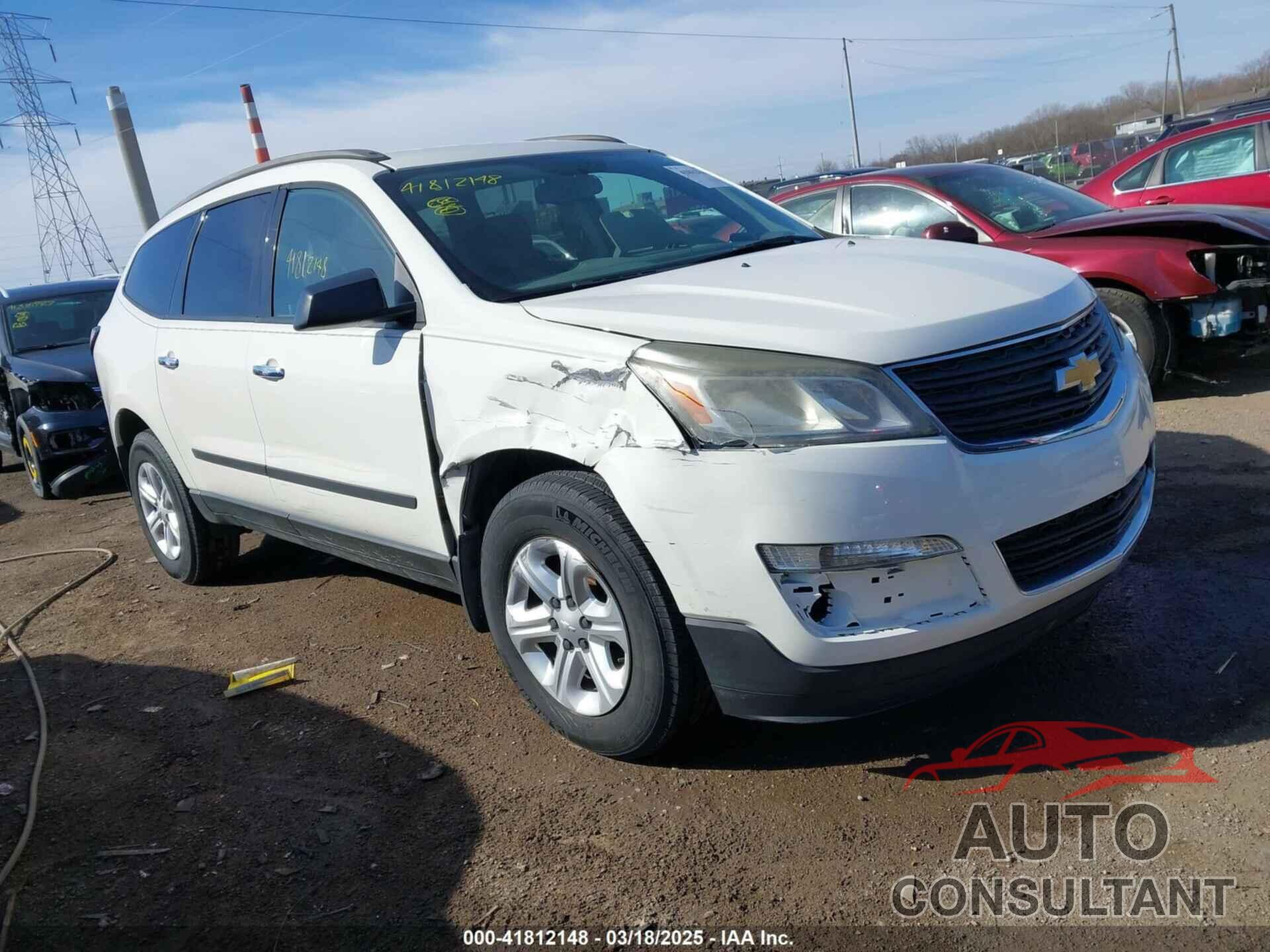 CHEVROLET TRAVERSE 2014 - 1GNKRFEDXEJ137257