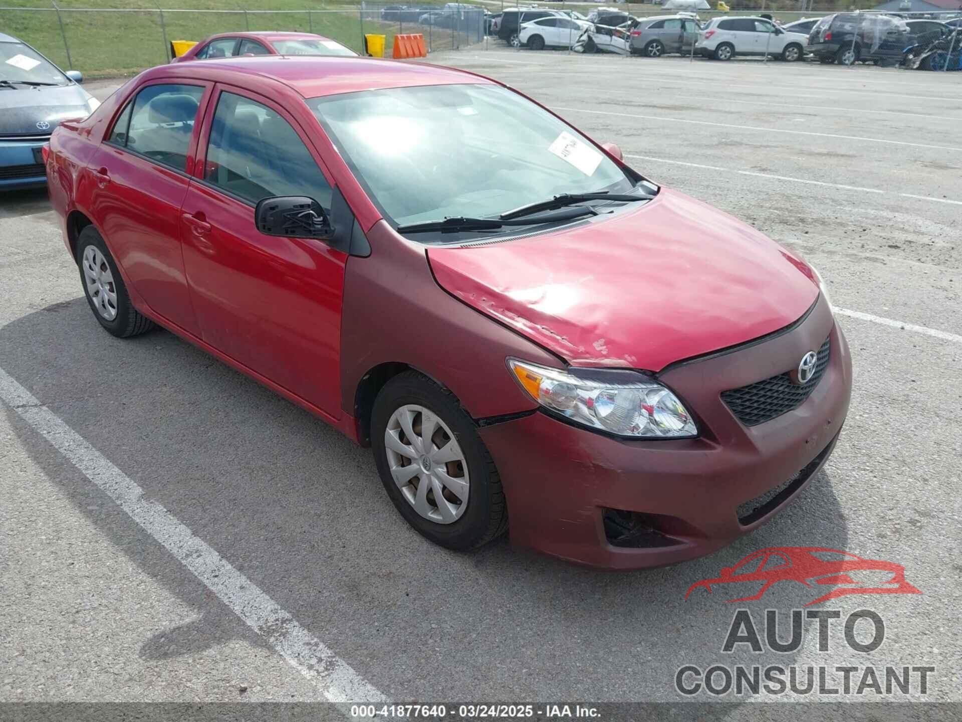 TOYOTA COROLLA 2009 - 1NXBU40E29Z143646