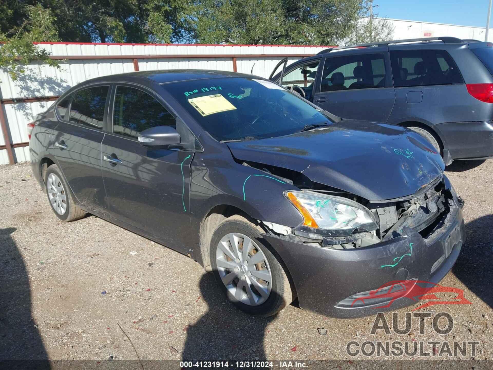 NISSAN SENTRA 2015 - 3N1AB7AP2FL658226