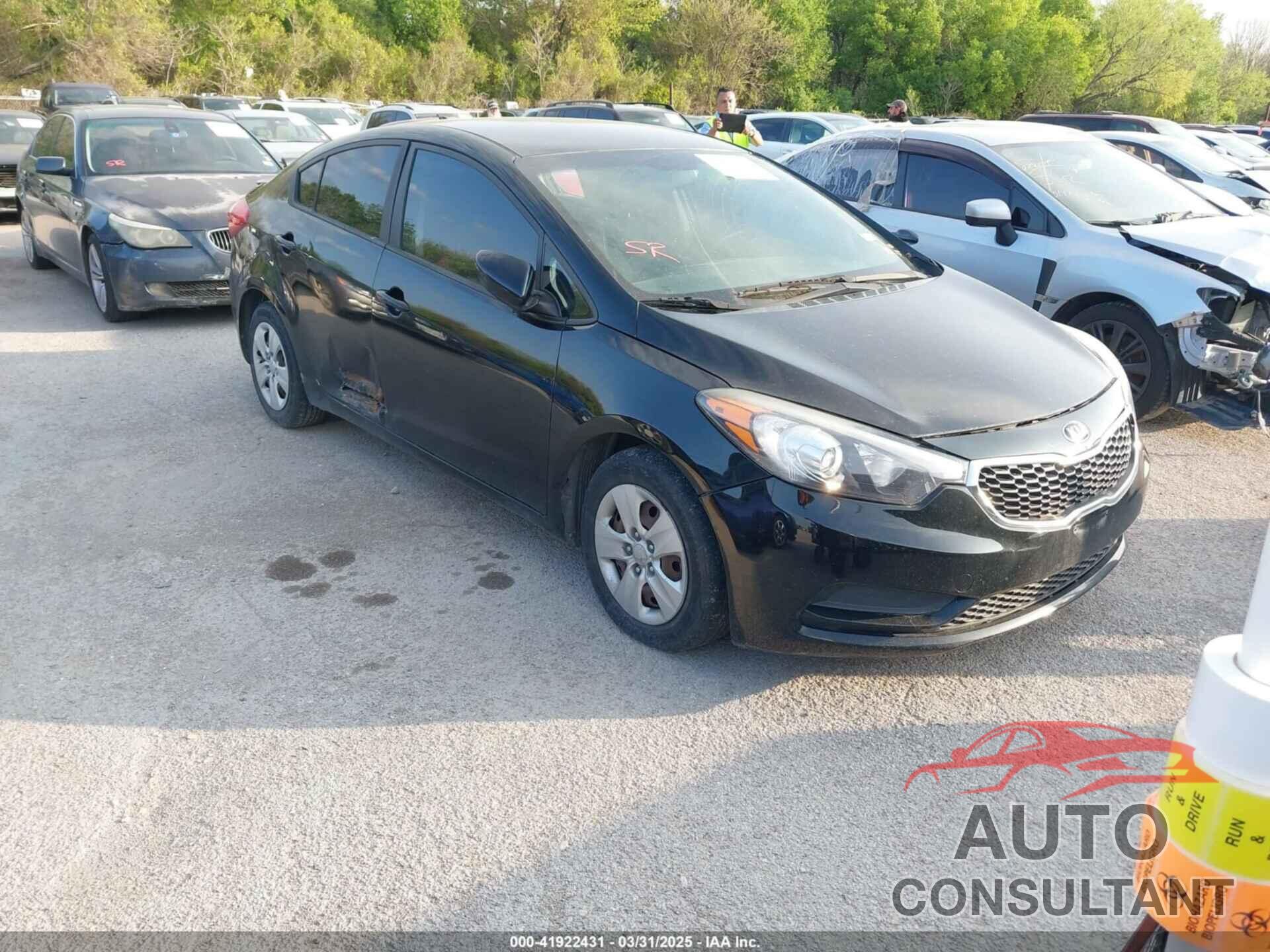 KIA FORTE 2016 - KNAFK4A61G5491770