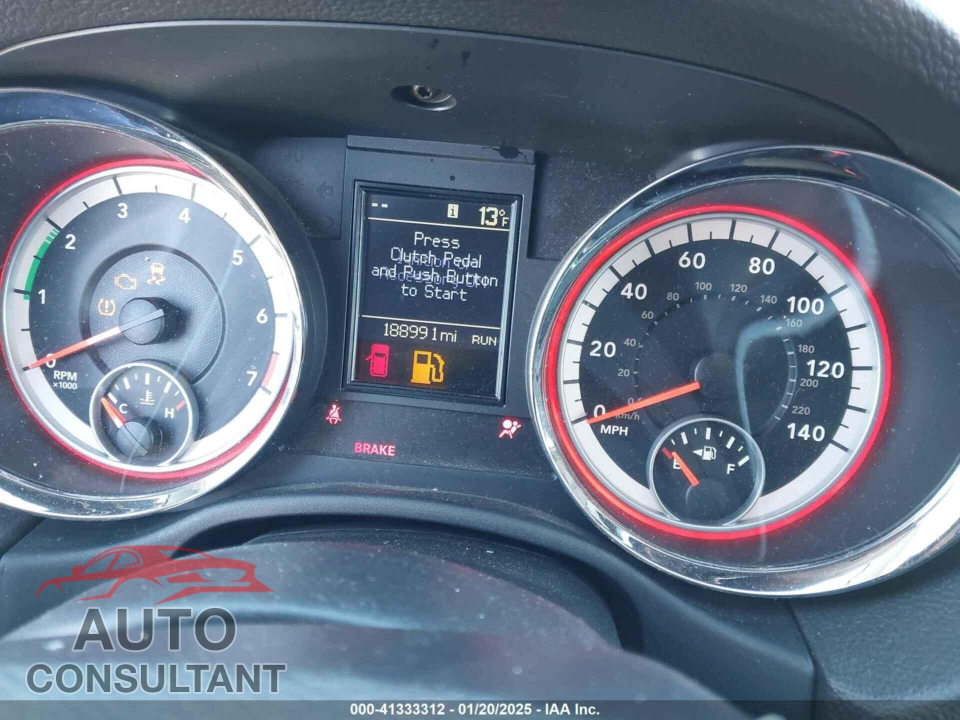 DODGE DURANGO 2012 - 1C4RDJDG4CC309224