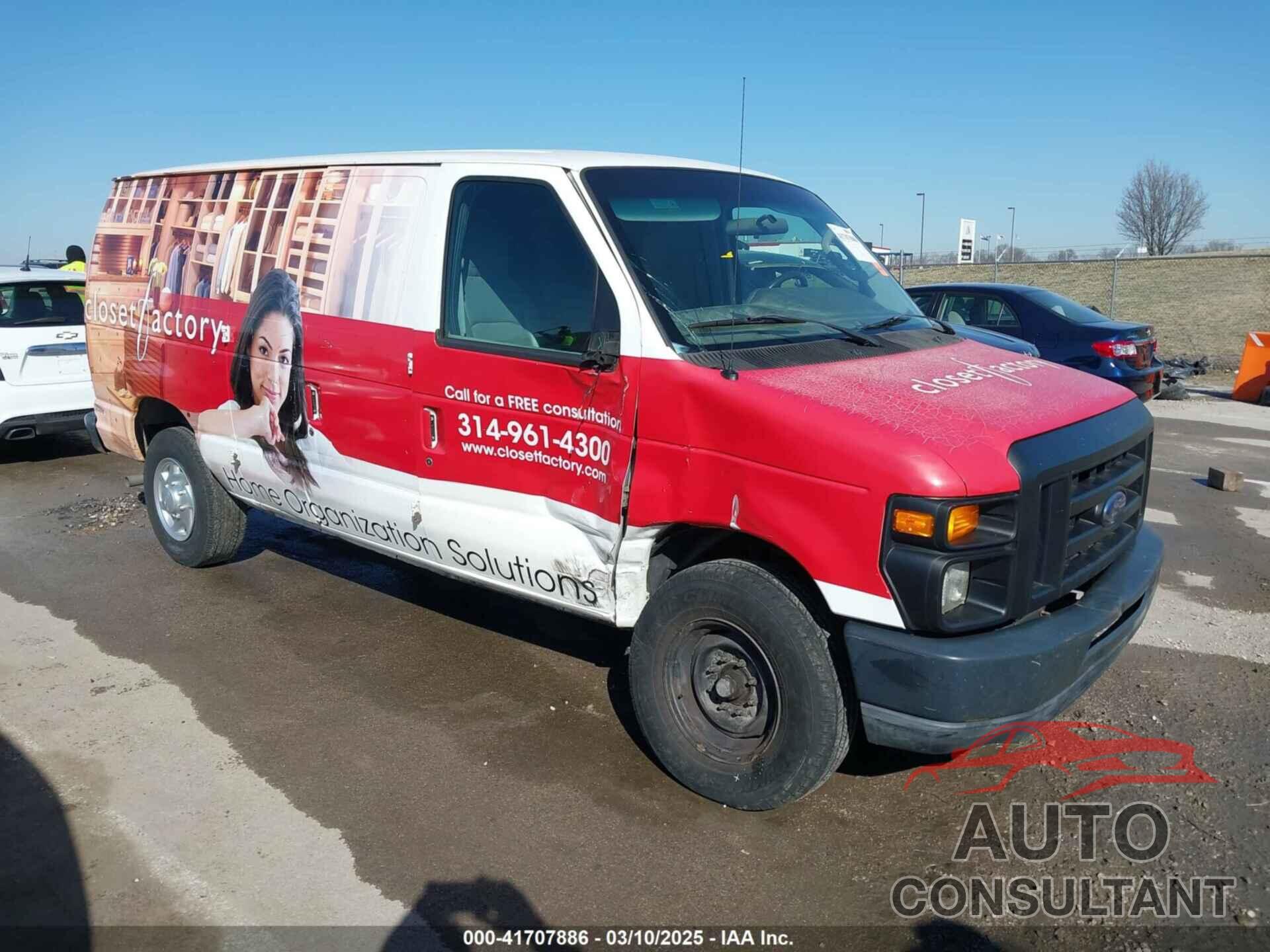 FORD E-250 2010 - 1FTNE2EW0ADA04821