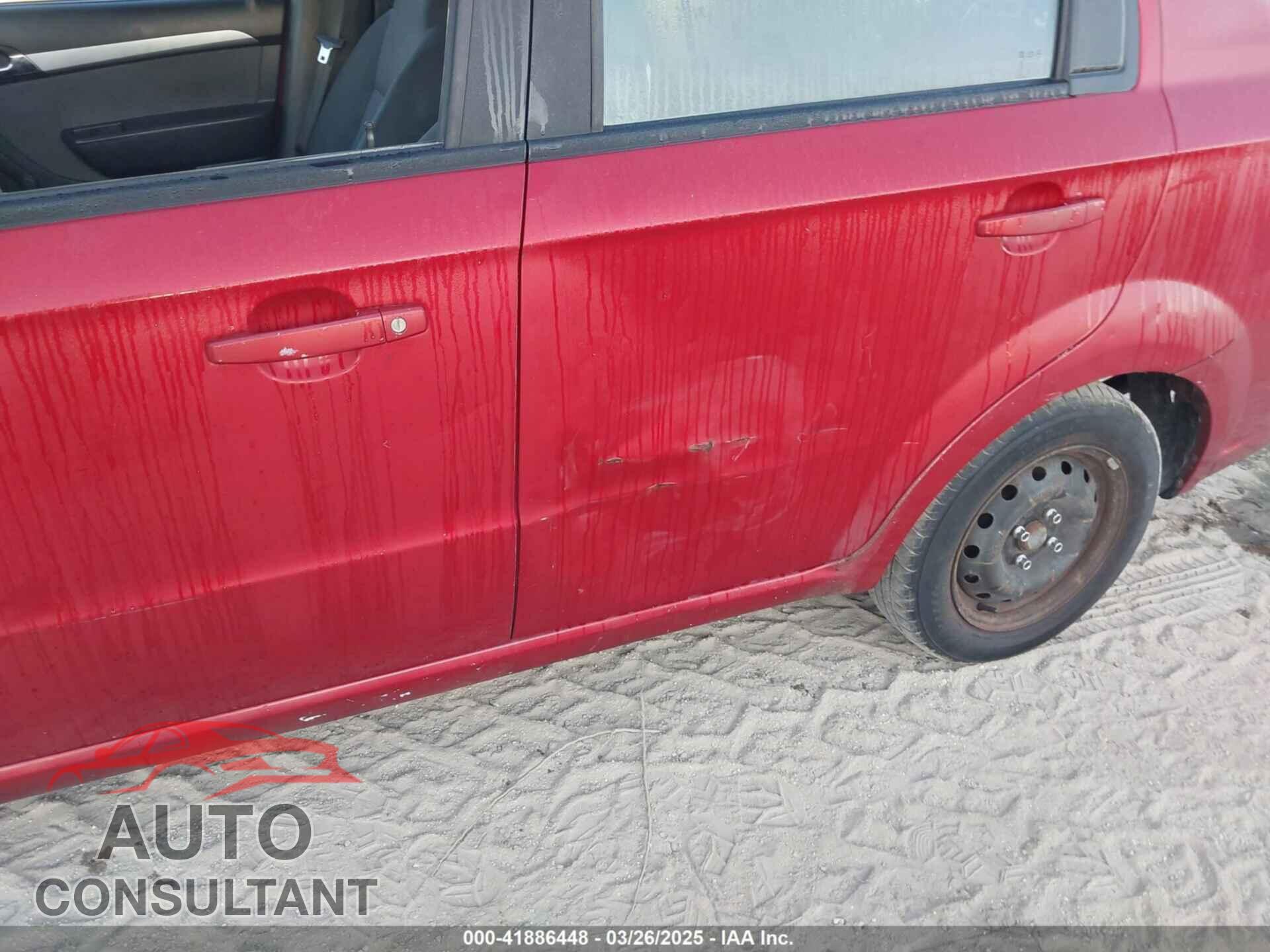 CHEVROLET AVEO 2011 - KL1TD5DE1BB231069