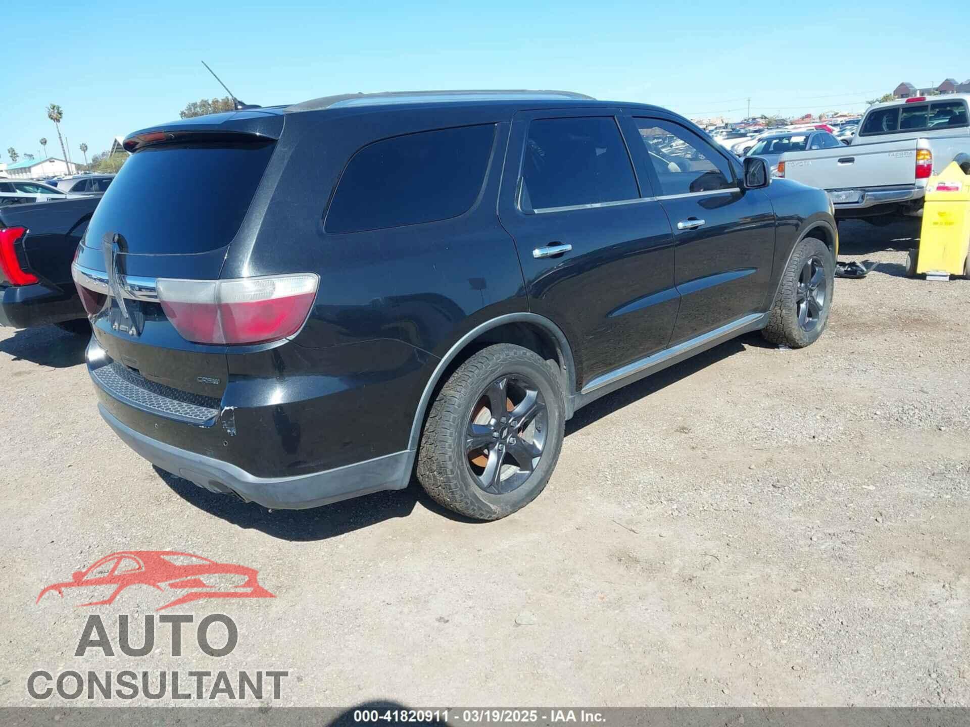 DODGE DURANGO 2013 - 1C4RDHDG6DC508785