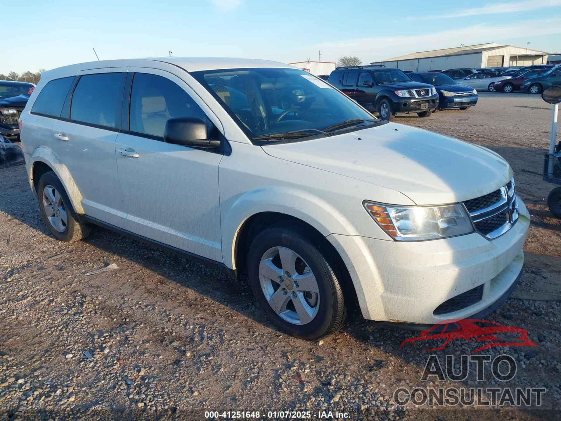 DODGE JOURNEY 2013 - 3C4PDCAB7DT529488