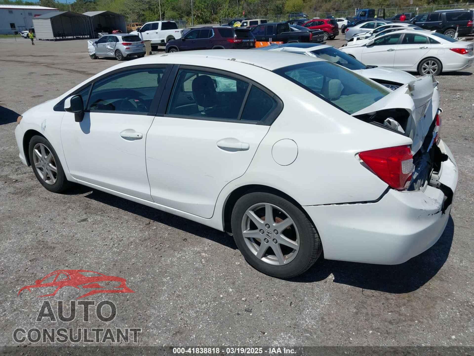 HONDA CIVIC 2012 - 19XFB2F5XCE019511