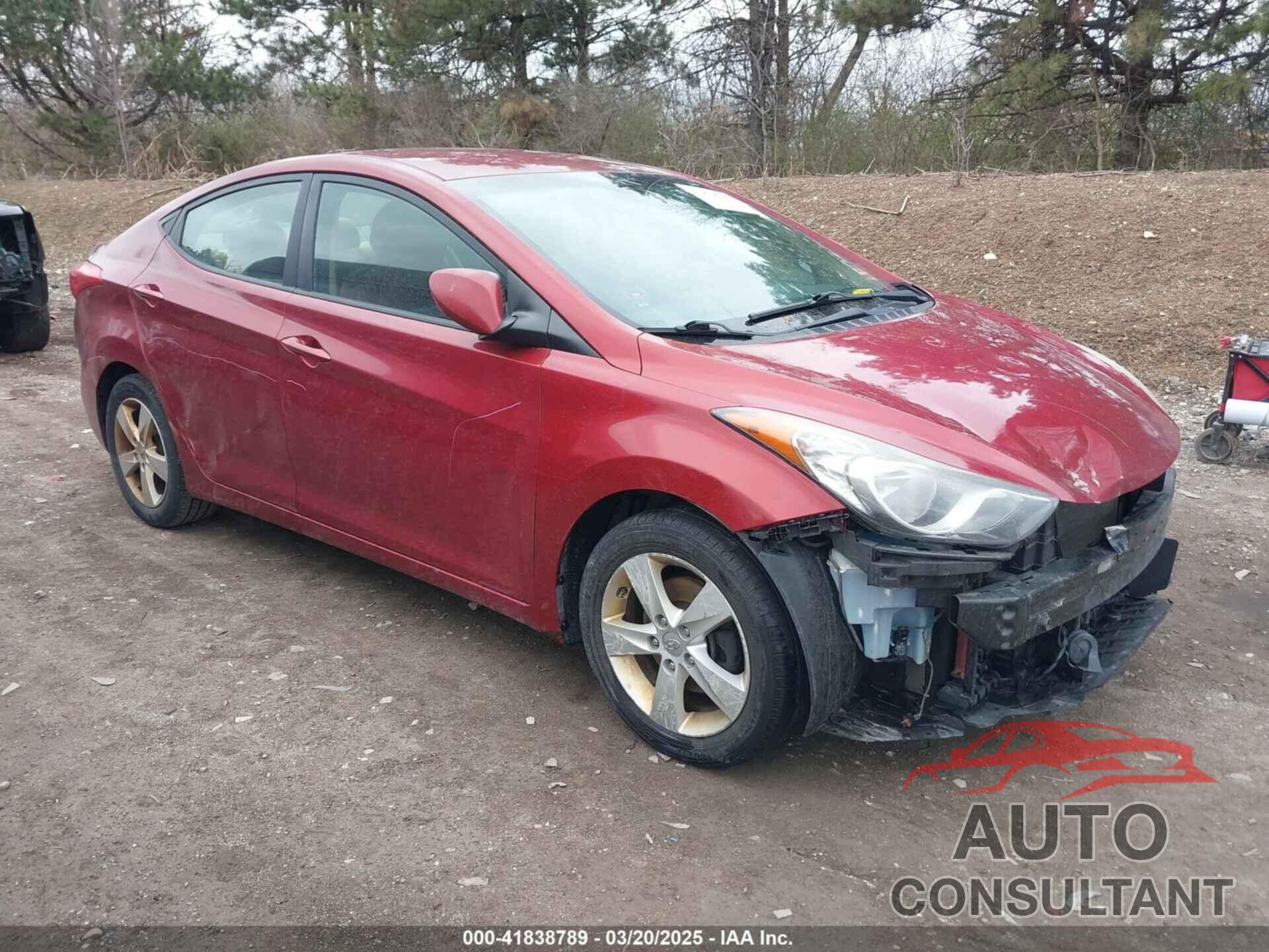 HYUNDAI ELANTRA 2013 - 5NPDH4AE2DH256905