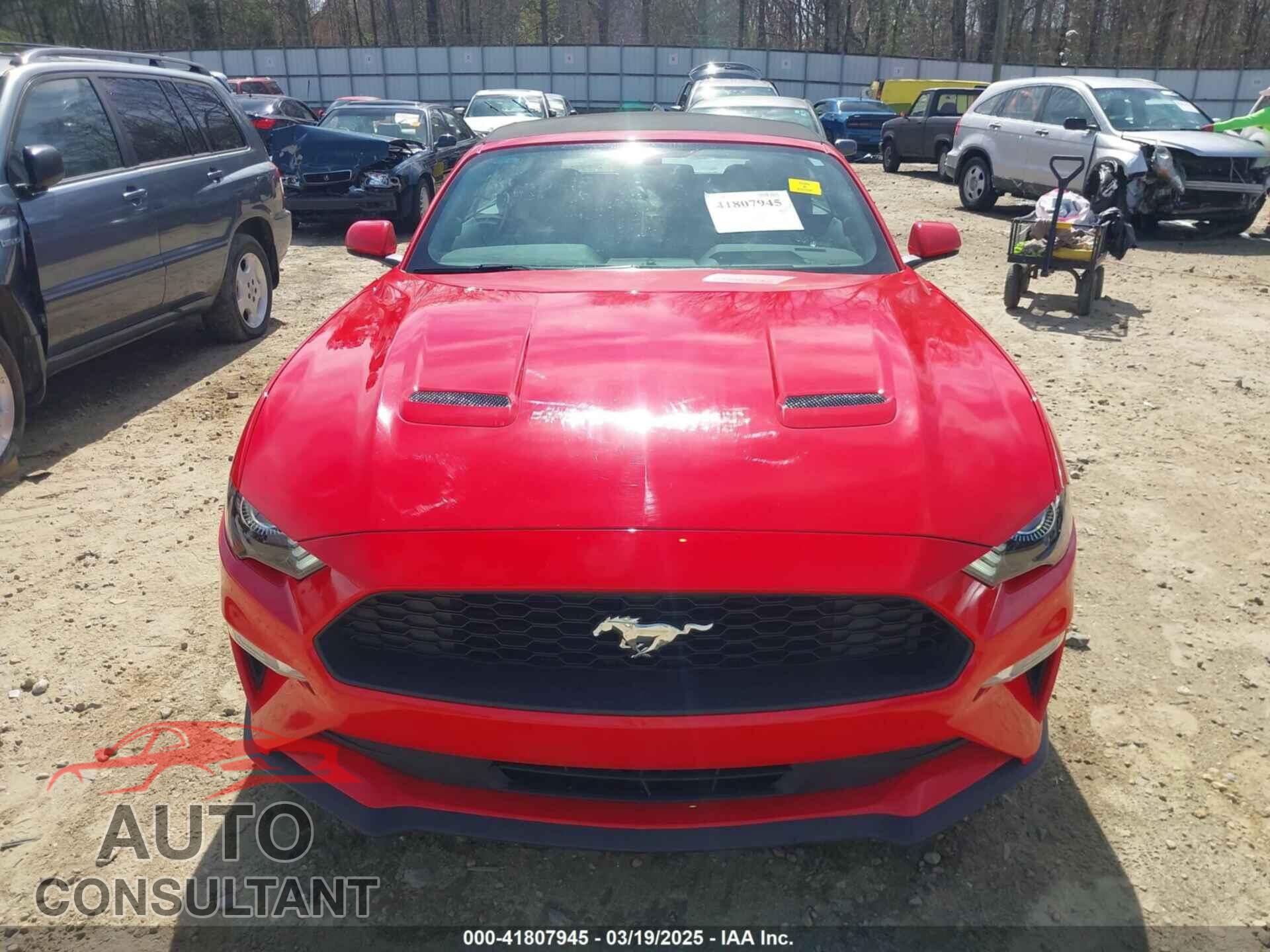 FORD MUSTANG 2018 - 1FATP8UH7J5155307