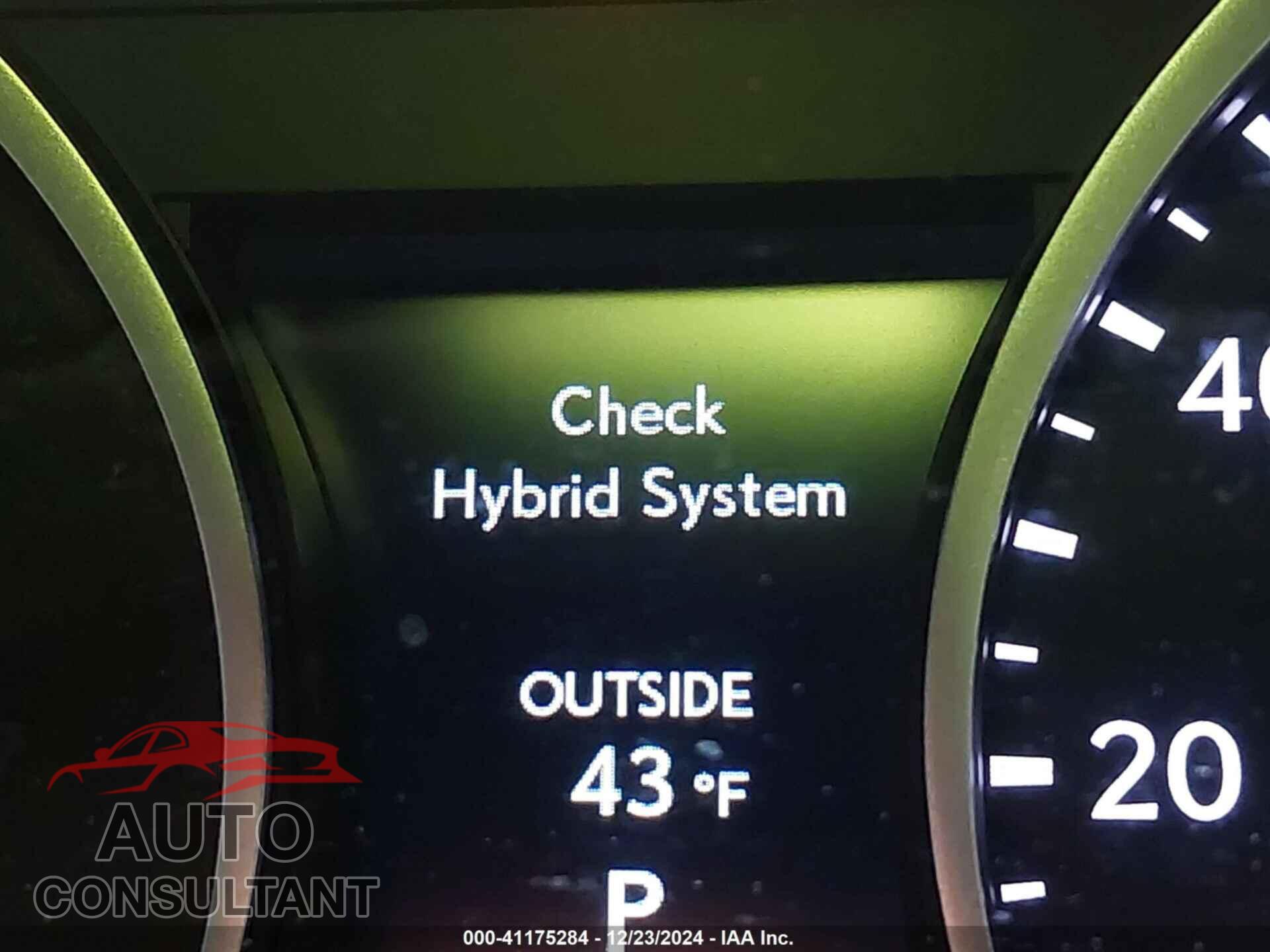 LEXUS ES 300H 2013 - JTHBW1GG7D2018097