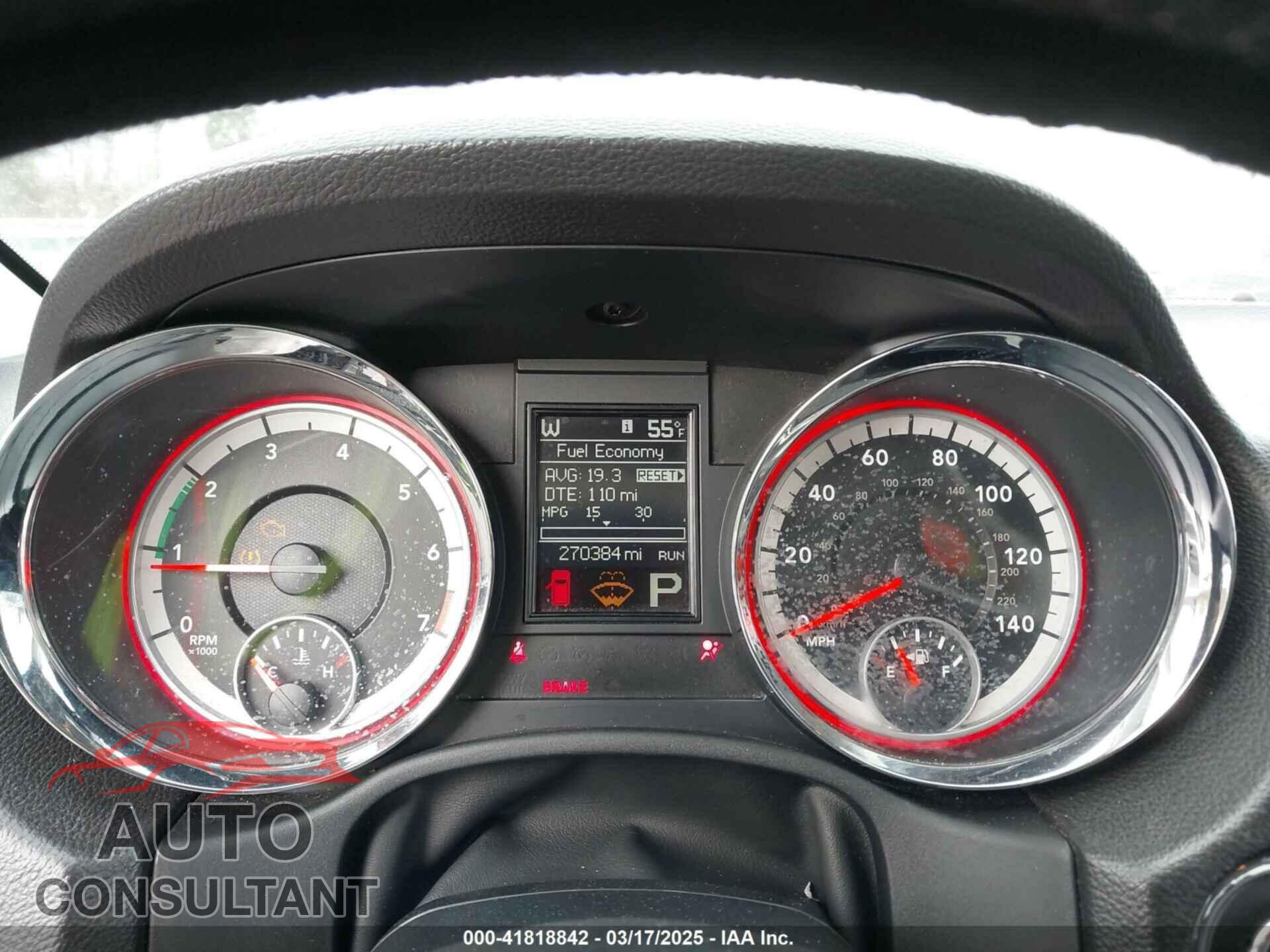 DODGE DURANGO 2013 - 1C4RDHEG8DC608255