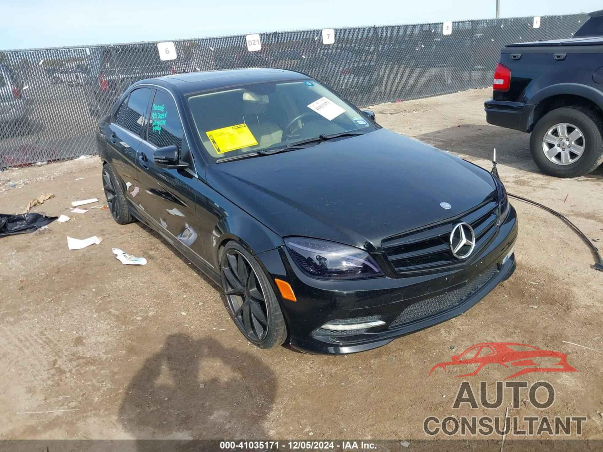 MERCEDES-BENZ C 300 2011 - WDDGF8BBXBR166573