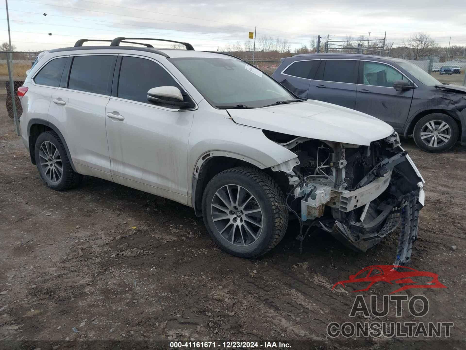 TOYOTA HIGHLANDER 2017 - 5TDJZRFH7HS472619