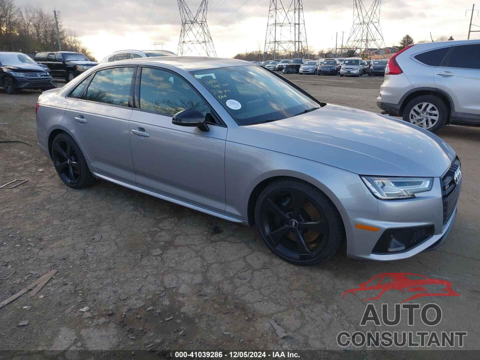 AUDI S4 2019 - WAUB4AF48KA038440