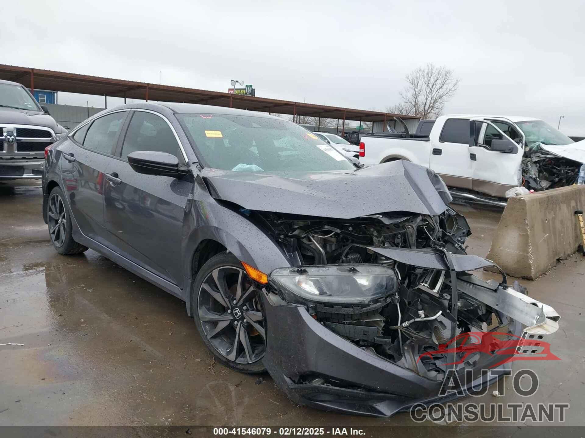 HONDA CIVIC 2019 - 2HGFC2F83KH602515