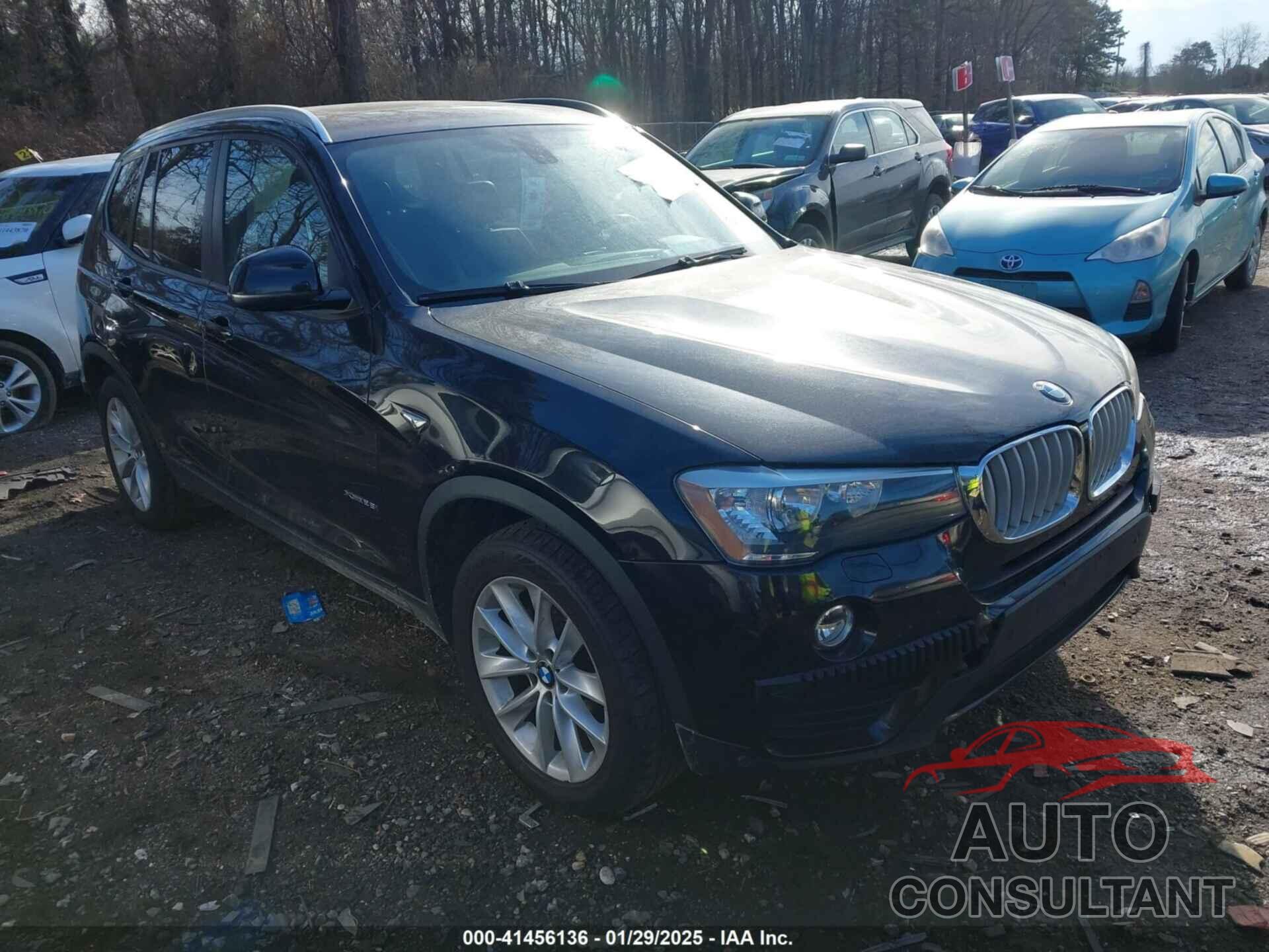 BMW X3 2016 - 5UXWX9C51G0D68751