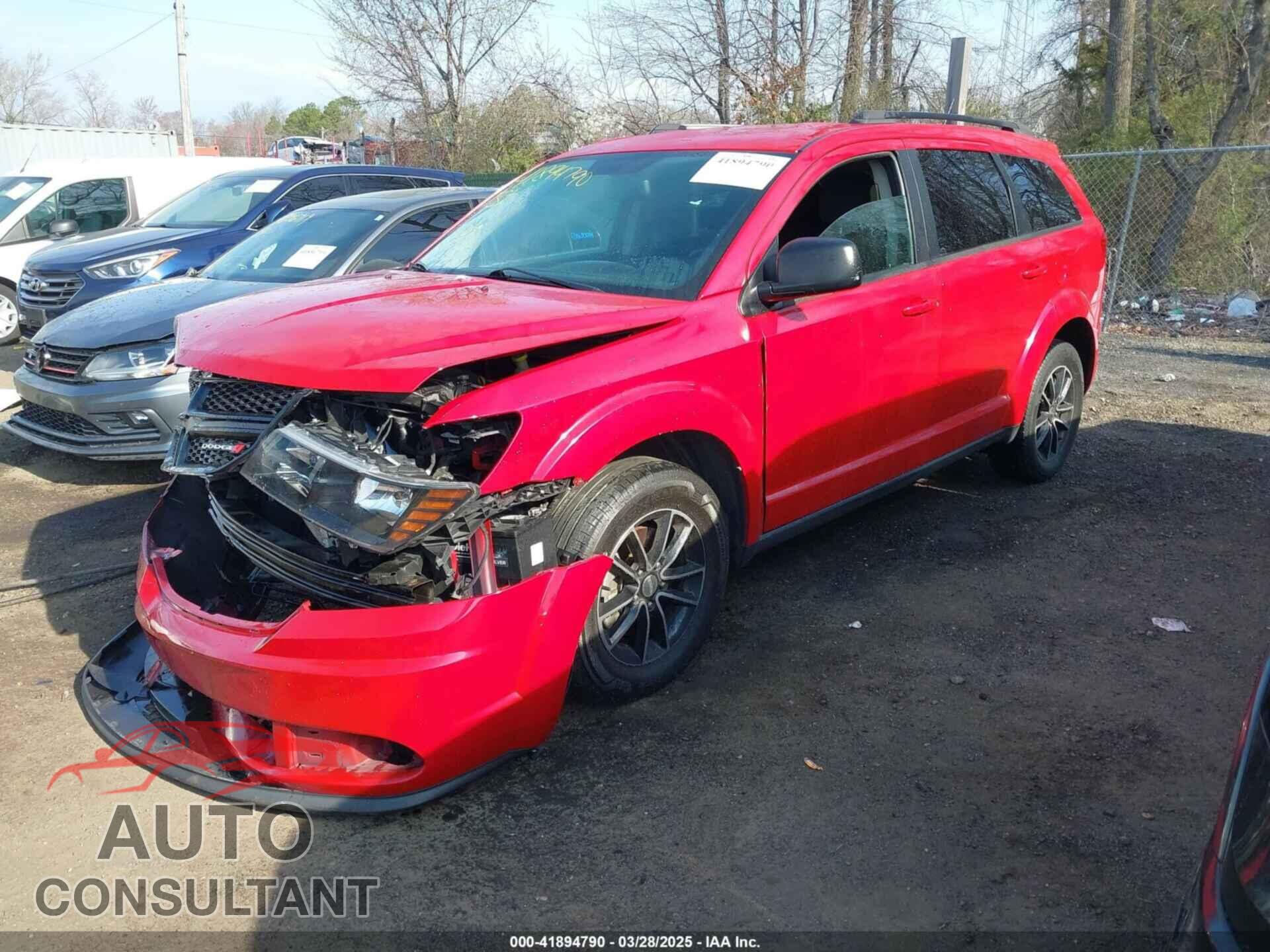 DODGE JOURNEY 2017 - 3C4PDCAB5HT582857