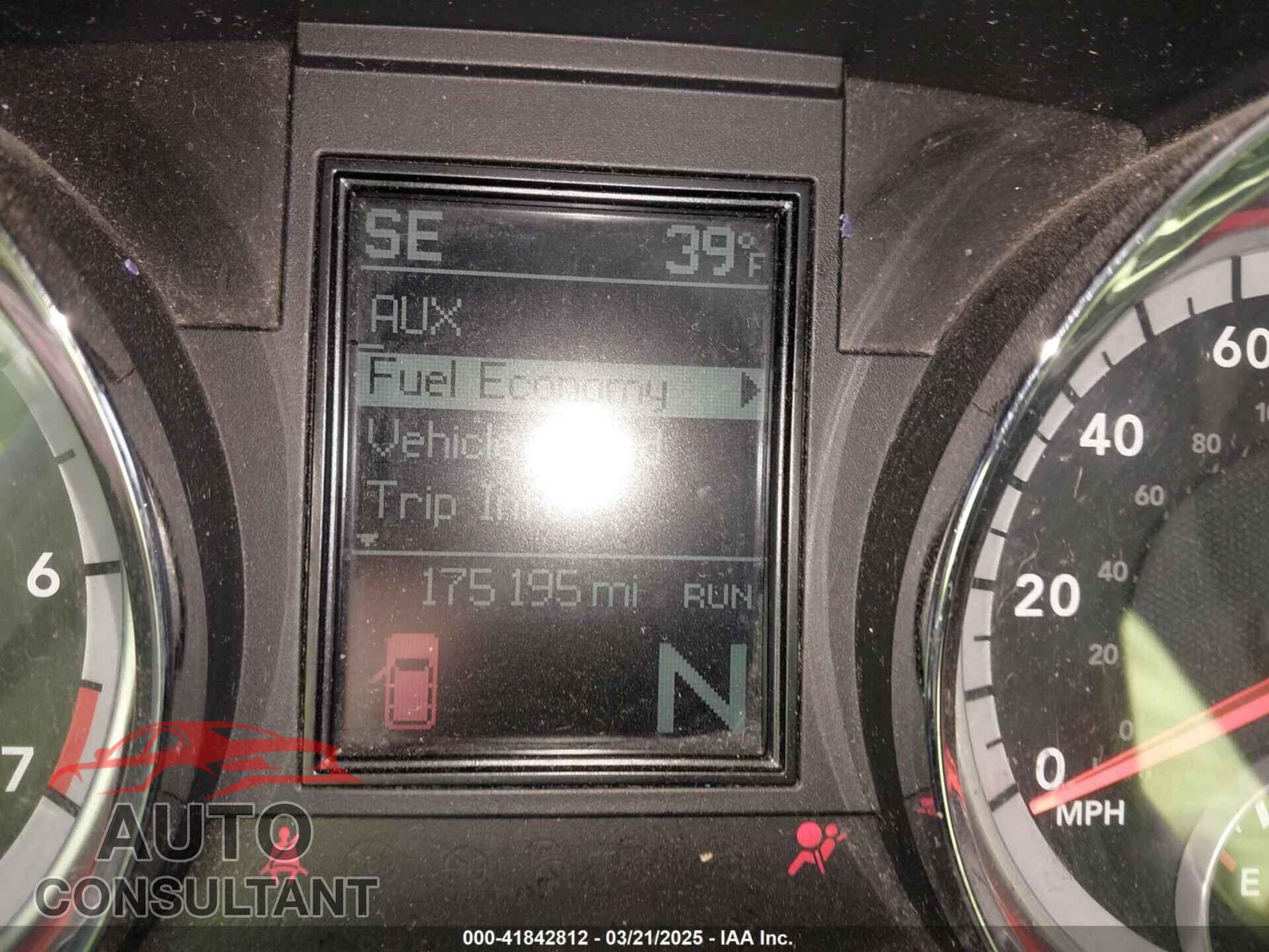 DODGE DURANGO 2012 - 1C4RDJAG7CC336289