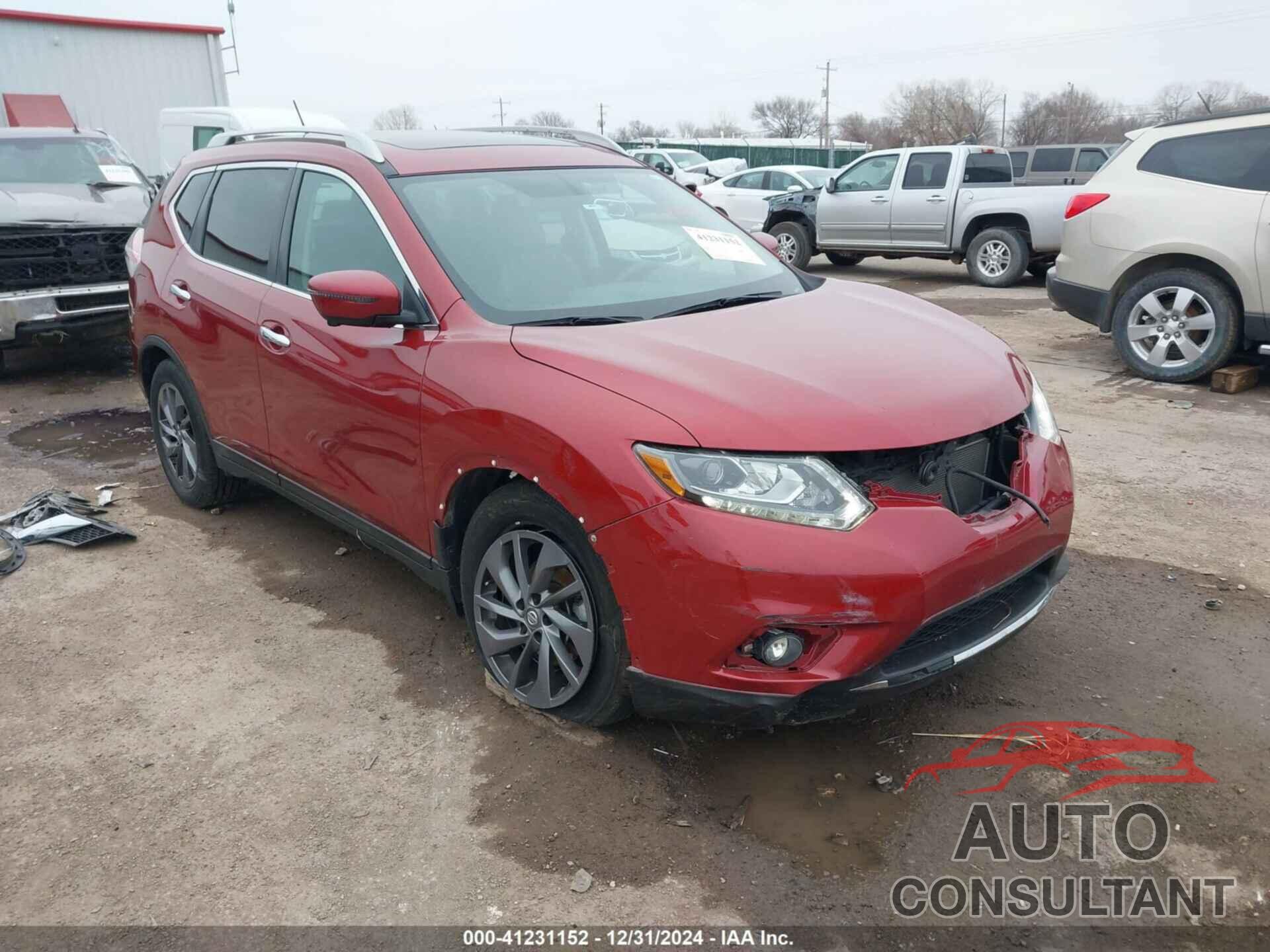 NISSAN ROGUE 2016 - 5N1AT2MV0GC802632