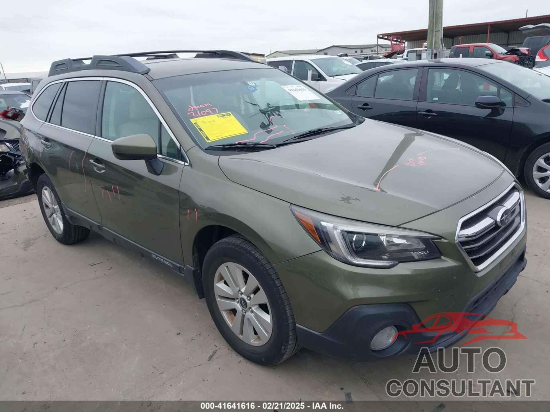 SUBARU OUTBACK 2018 - 4S4BSACC4J3318696