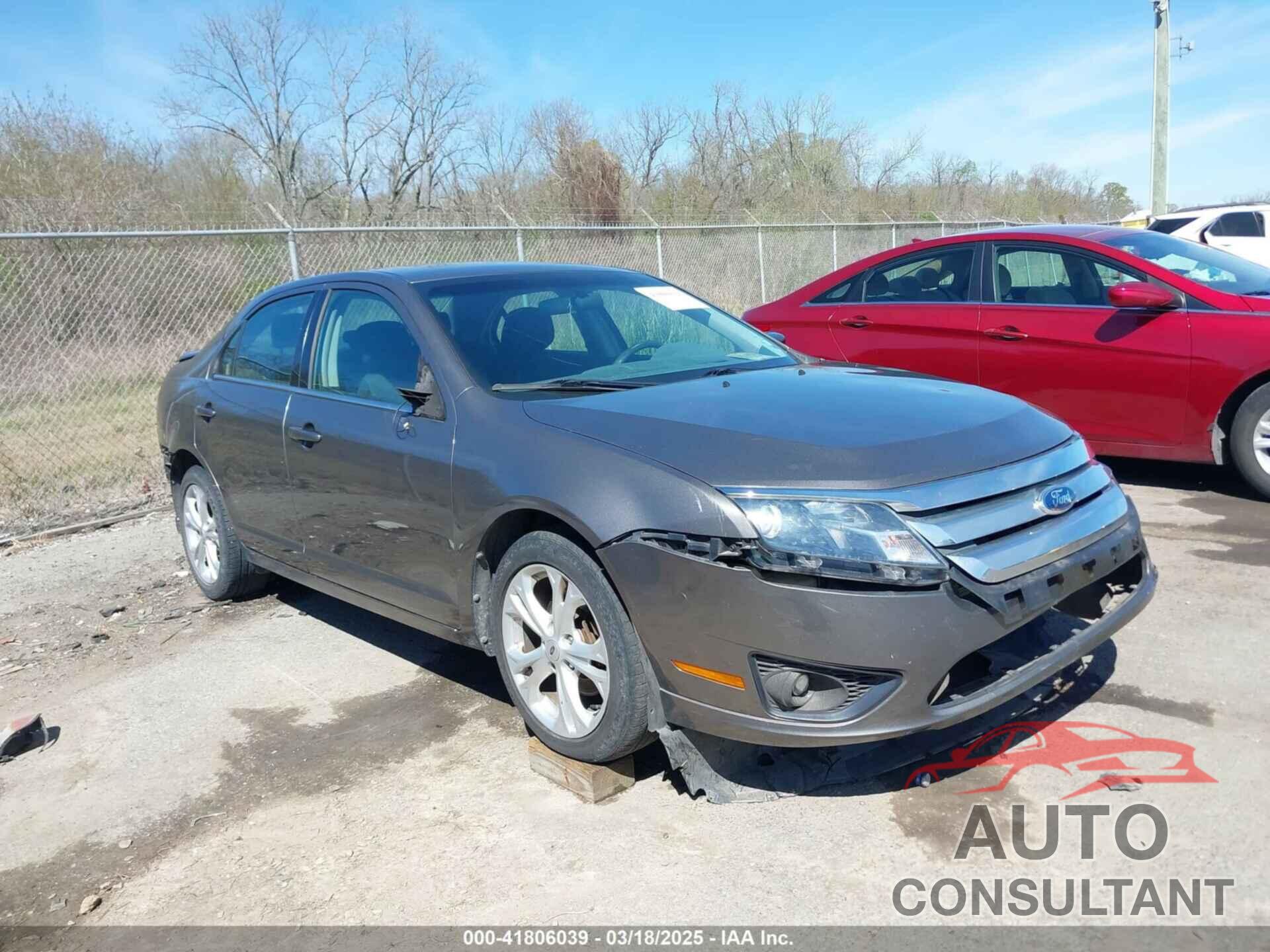 FORD FUSION 2012 - 3FAHP0HA6CR113053