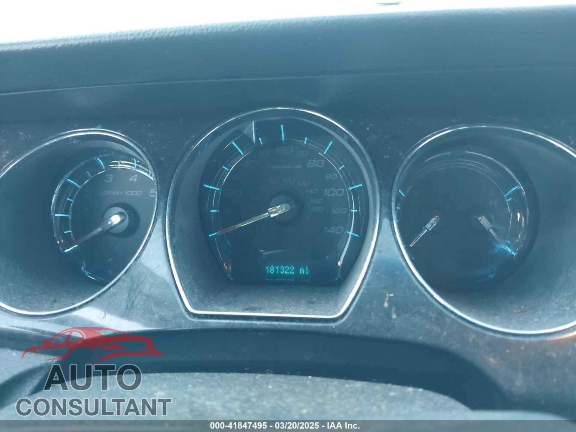 FORD TAURUS 2012 - 1FAHP2FW9CG132858