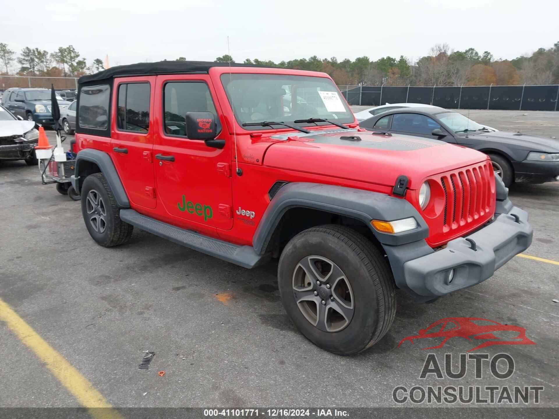 JEEP WRANGLER UNLIMITED 2018 - 1C4HJXDN5JW283394