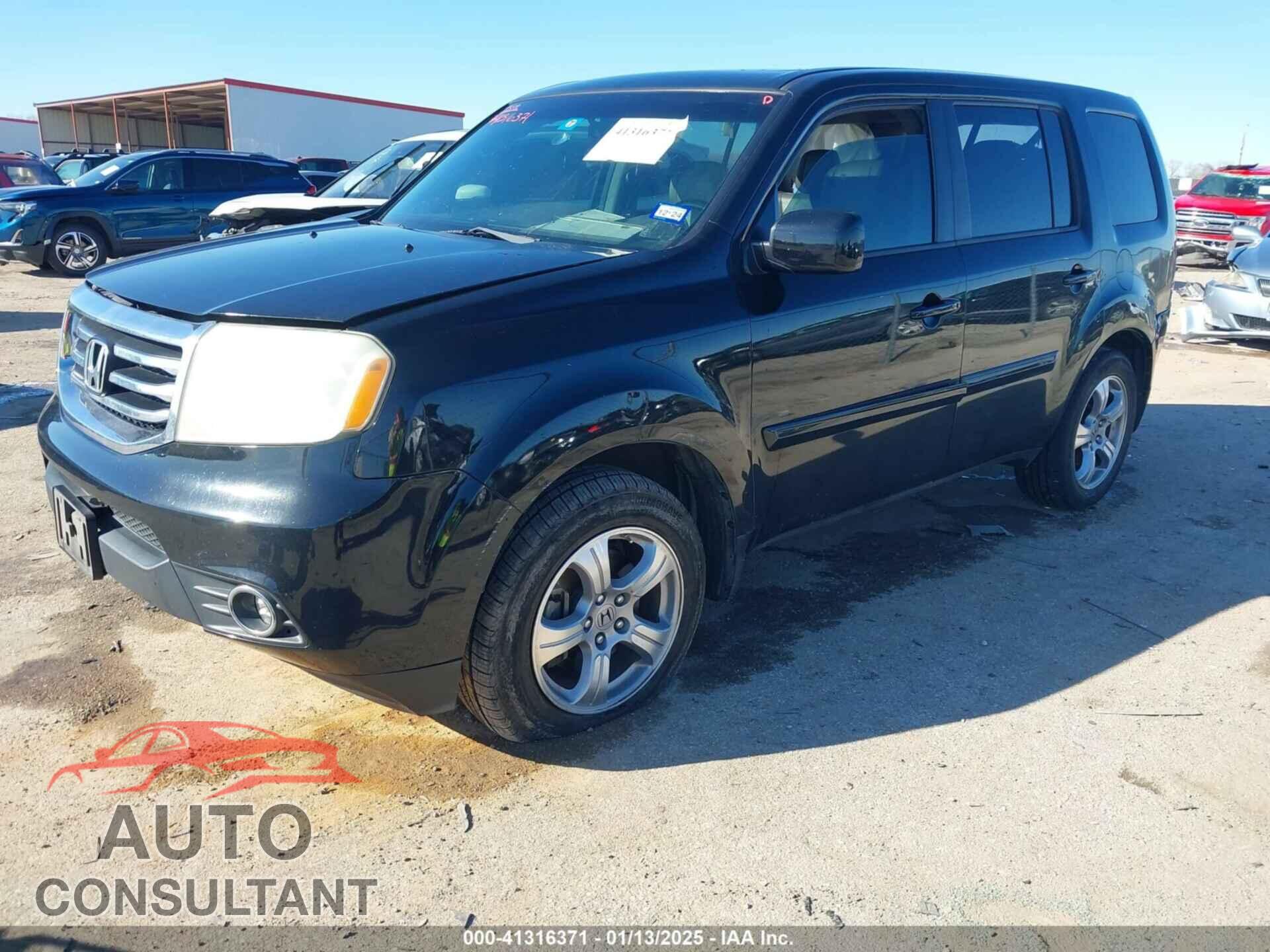 HONDA PILOT 2012 - 5FNYF3H63CB036962