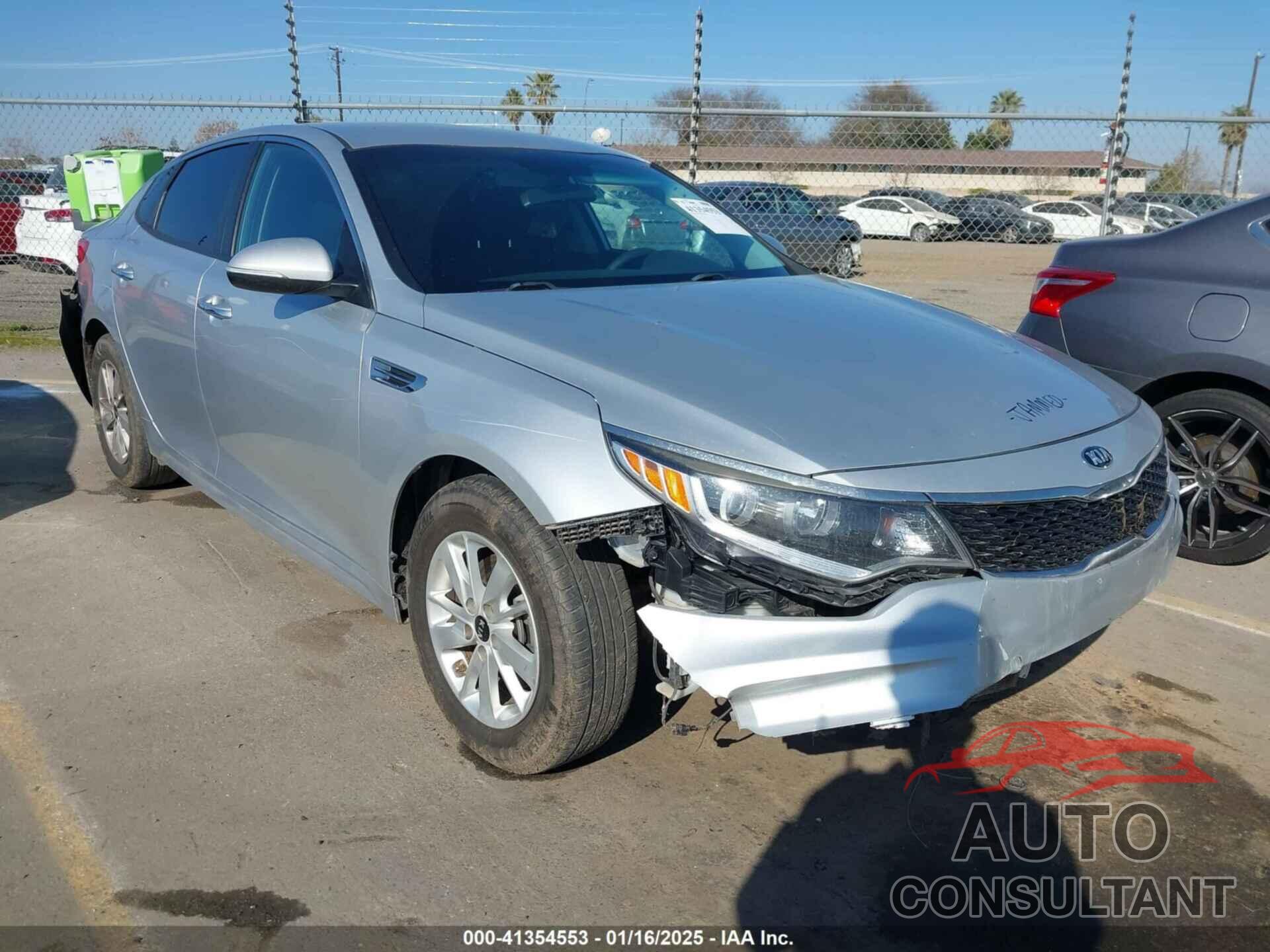 KIA OPTIMA 2018 - 5XXGT4L31JG214983