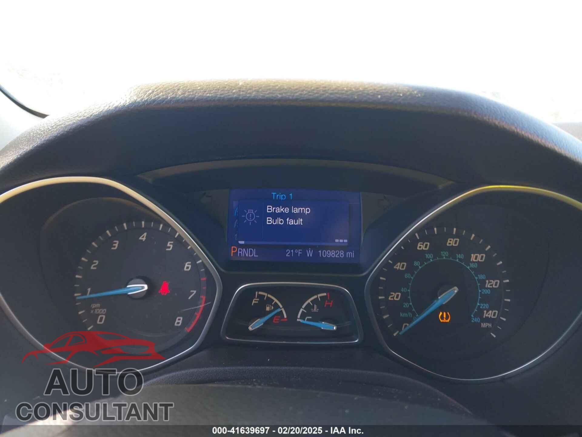 FORD FOCUS 2013 - 1FADP3F28DL206541