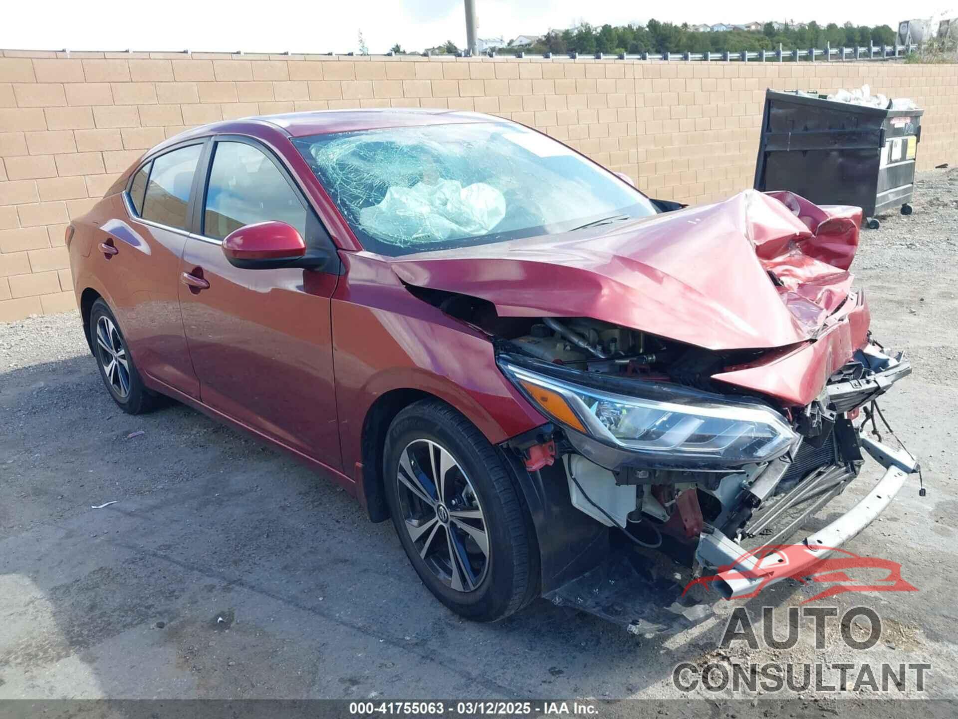 NISSAN SENTRA 2023 - 3N1AB8CV9PY325205