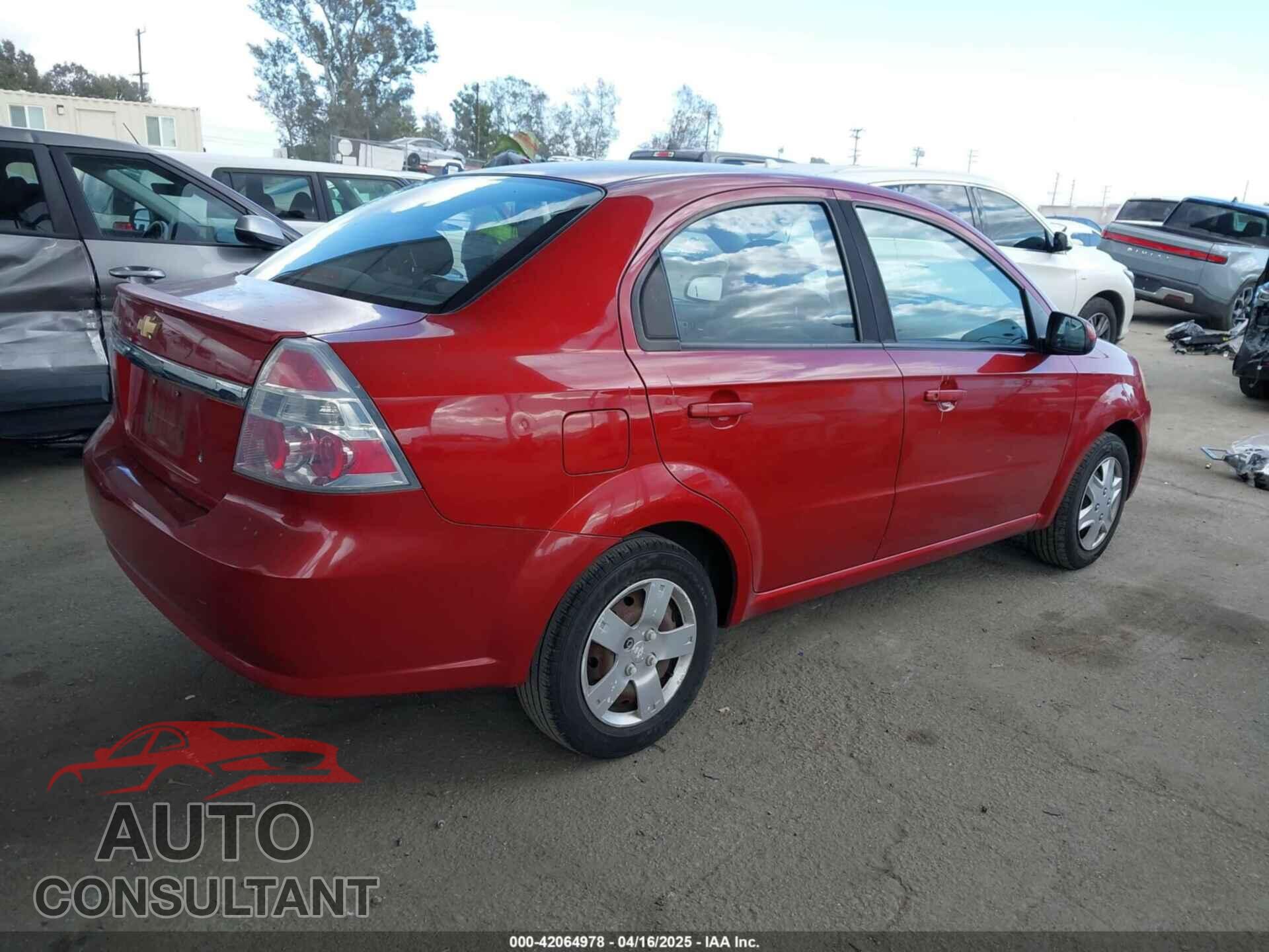 CHEVROLET AVEO 2011 - KL1TD5DE7BB127119