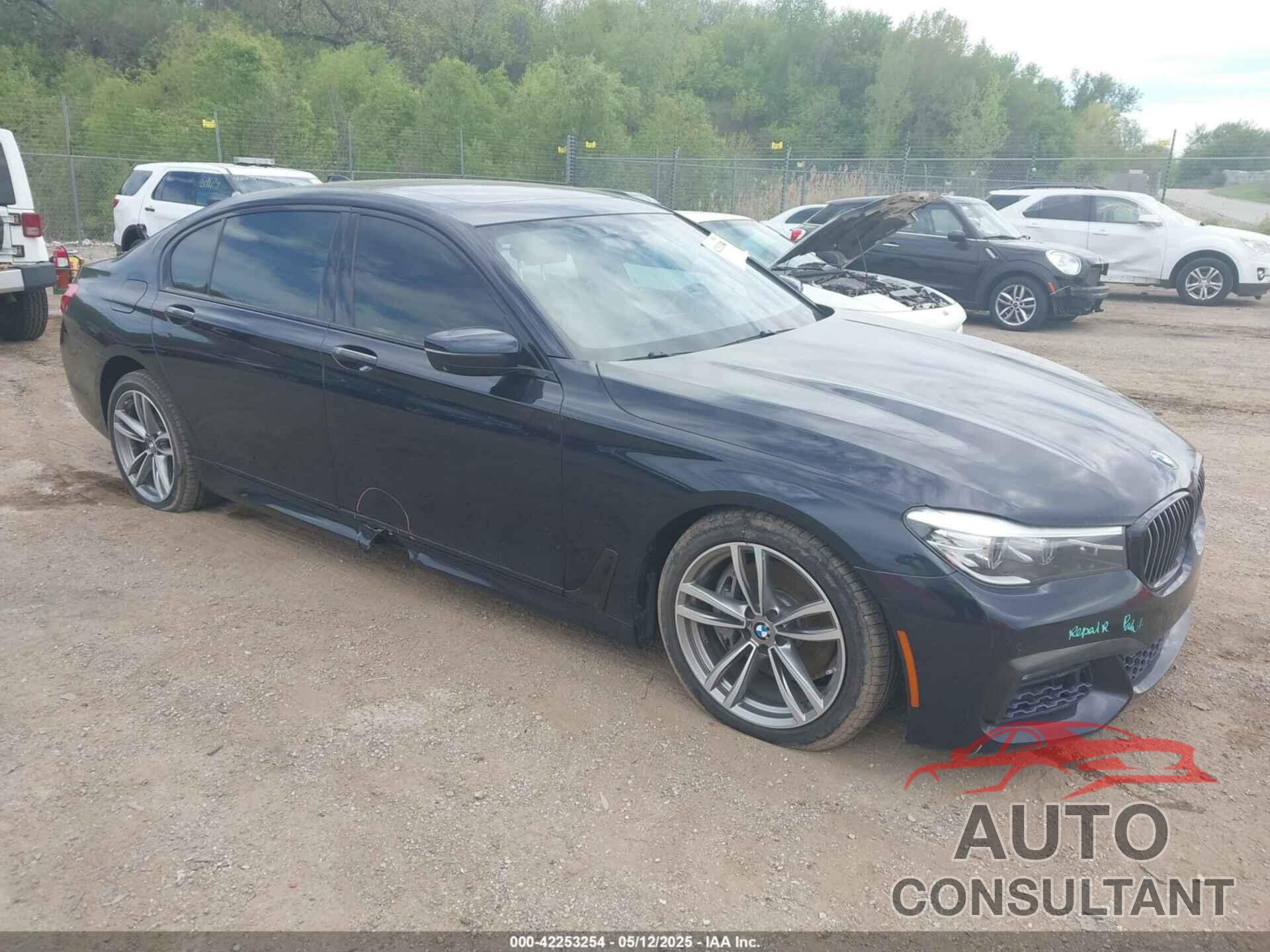 BMW 740I 2017 - WBA7E2C54HG740492