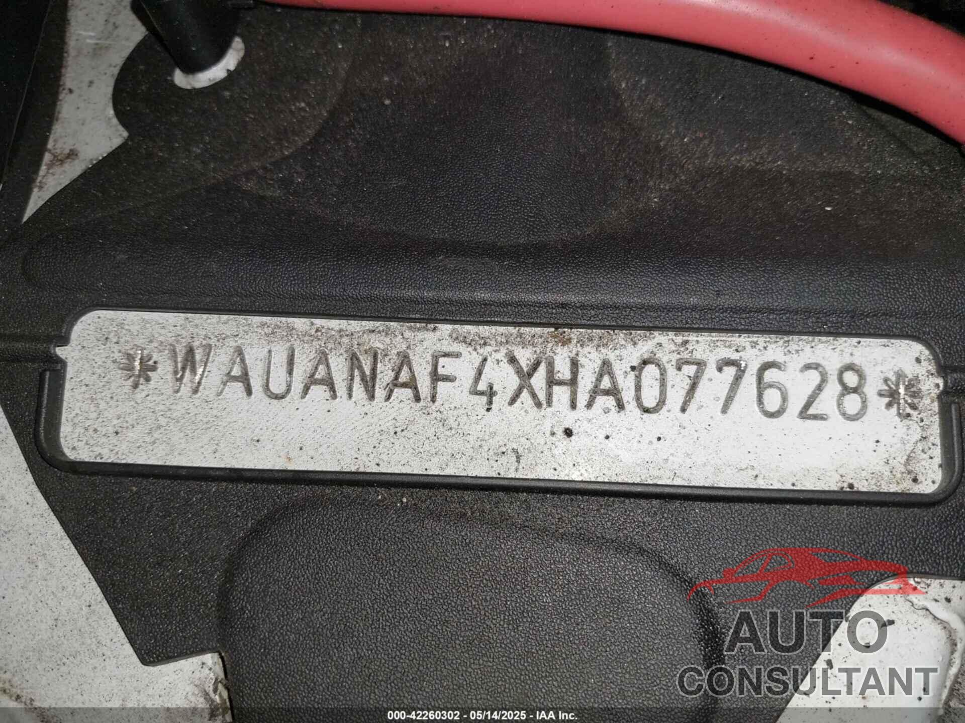 AUDI A4 2017 - WAUANAF4XHA077628