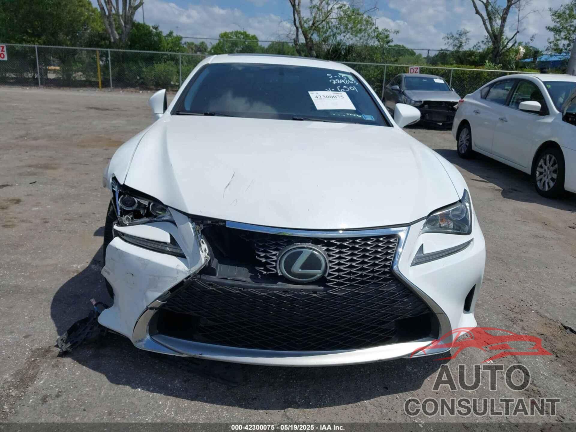 LEXUS RC 200T 2017 - JTHHA5BC4H5006501