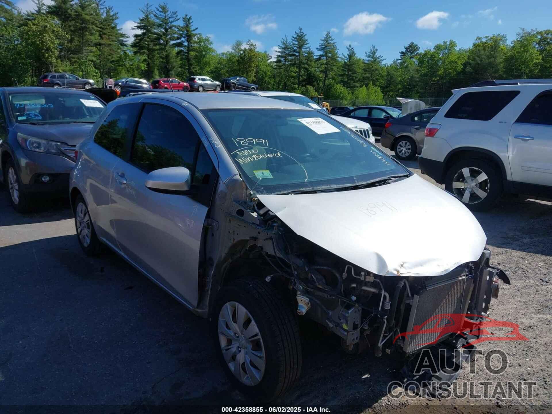 TOYOTA YARIS 2012 - JTDJTUD35CD540190
