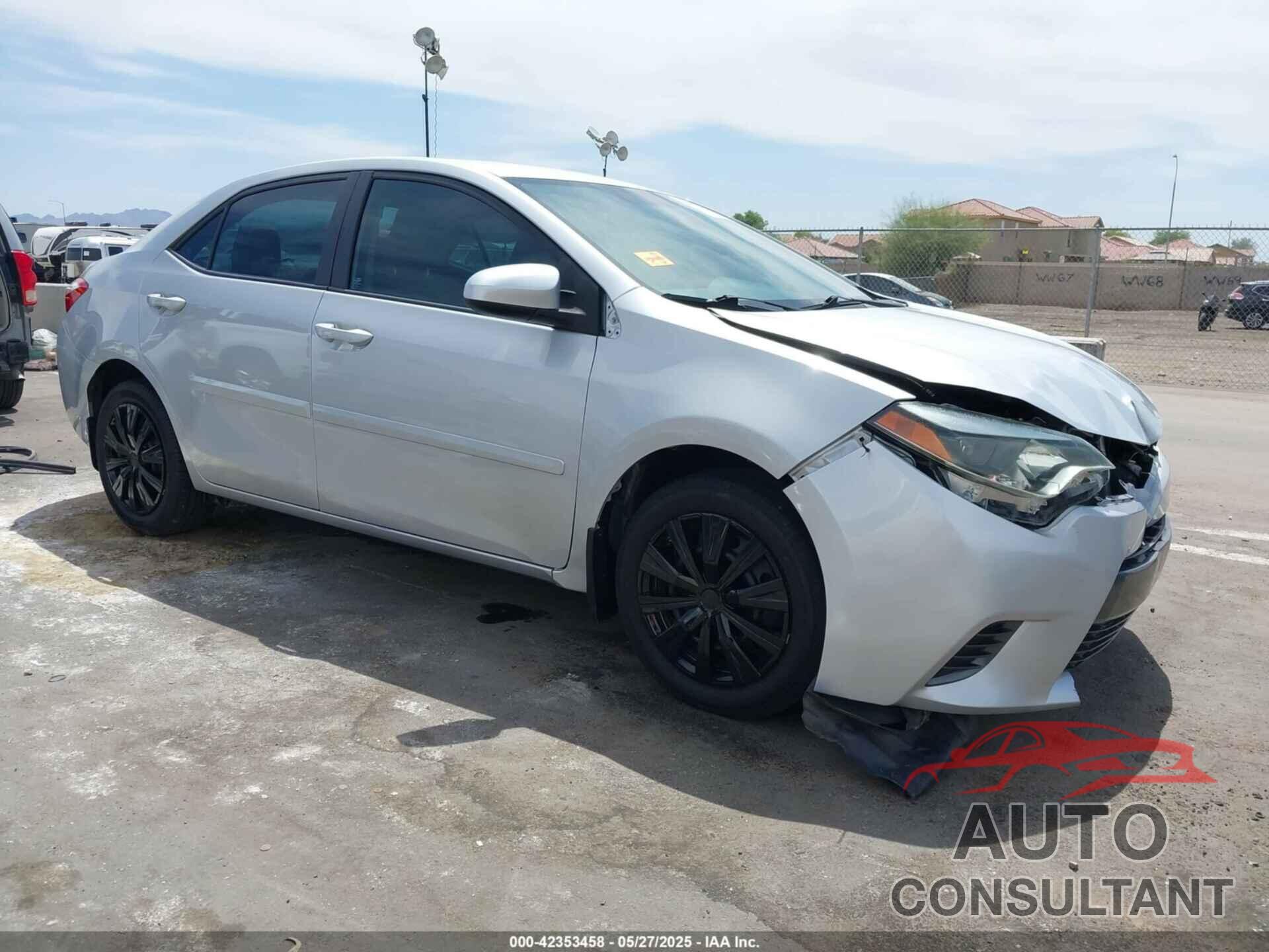 TOYOTA COROLLA 2016 - 2T1BURHE4GC732181