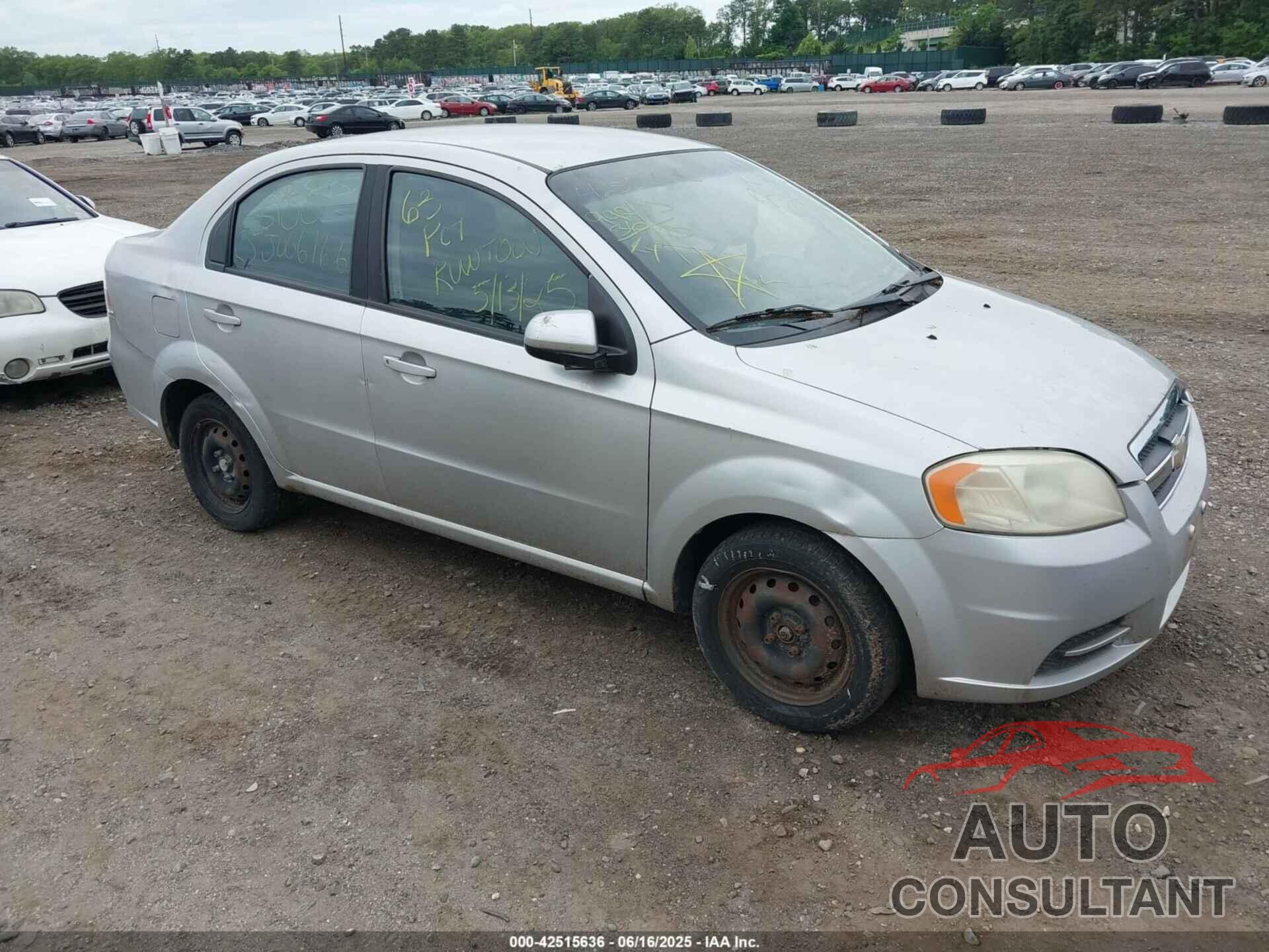 CHEVROLET AVEO 2009 - KL1TD56E99B602728