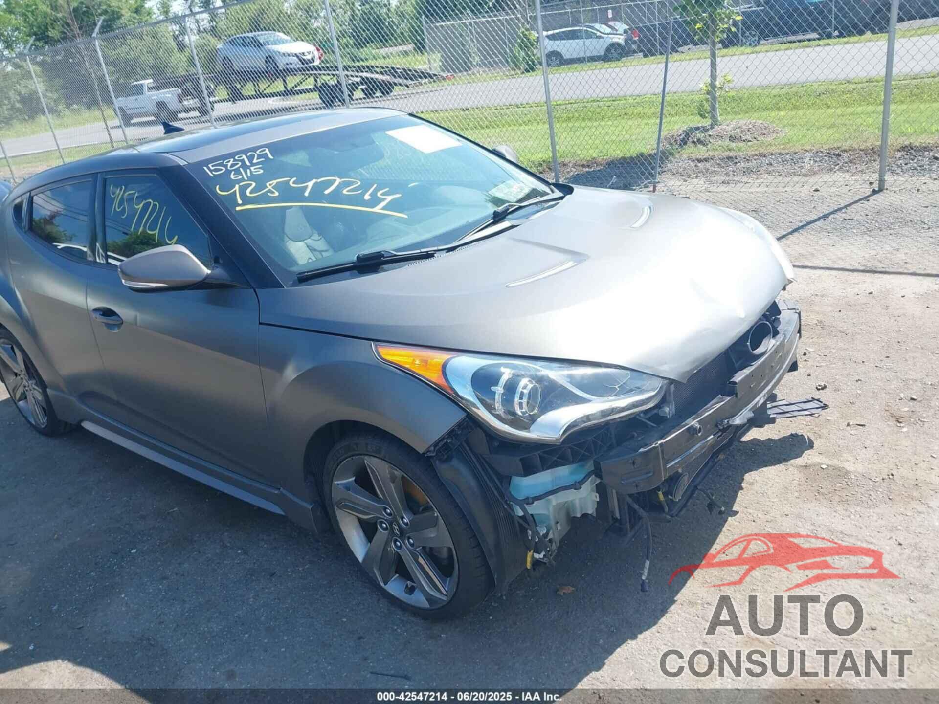 HYUNDAI VELOSTER 2014 - KMHTC6AE0EU207064