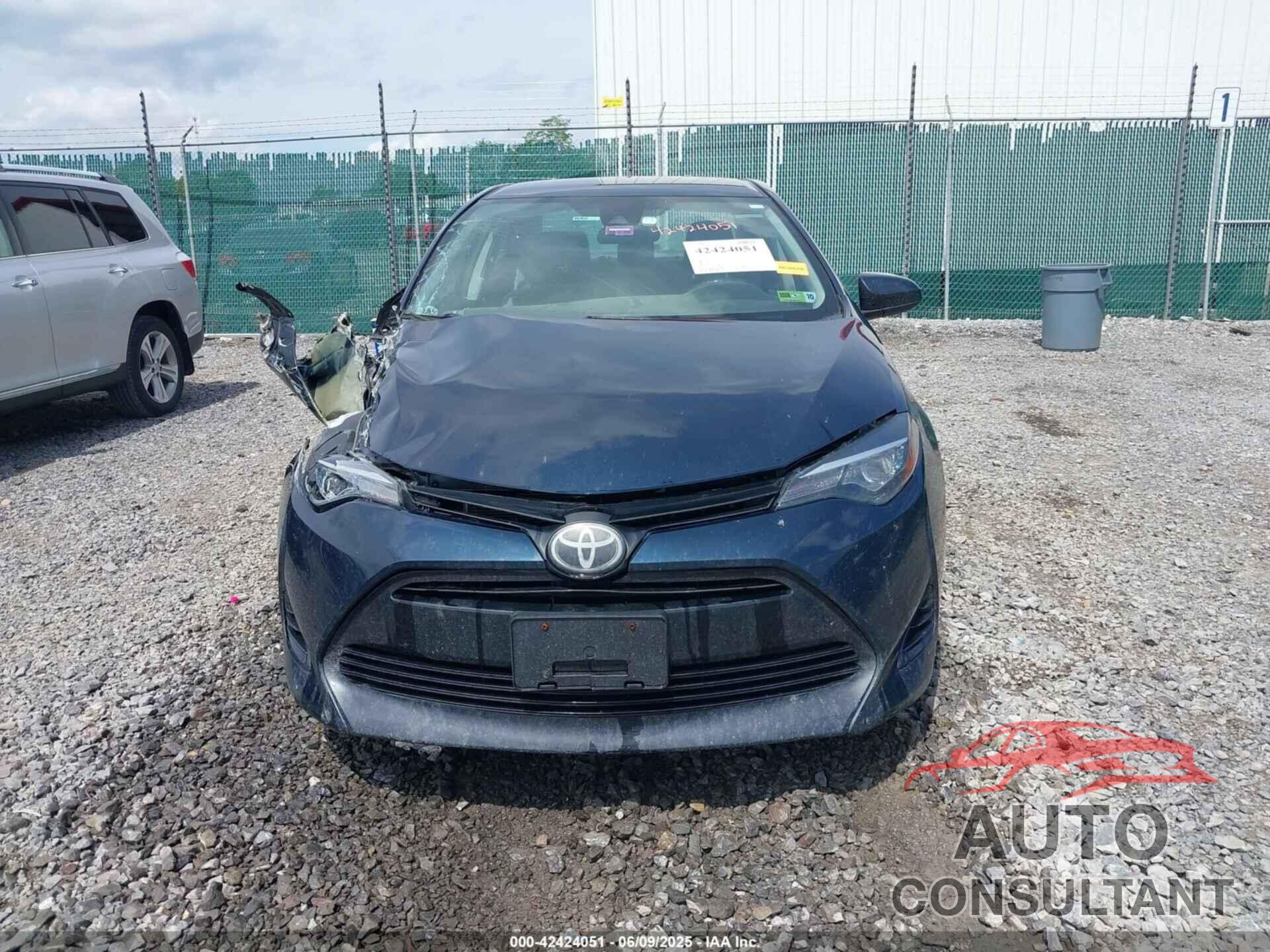 TOYOTA COROLLA 2019 - 2T1BURHE2KC134275