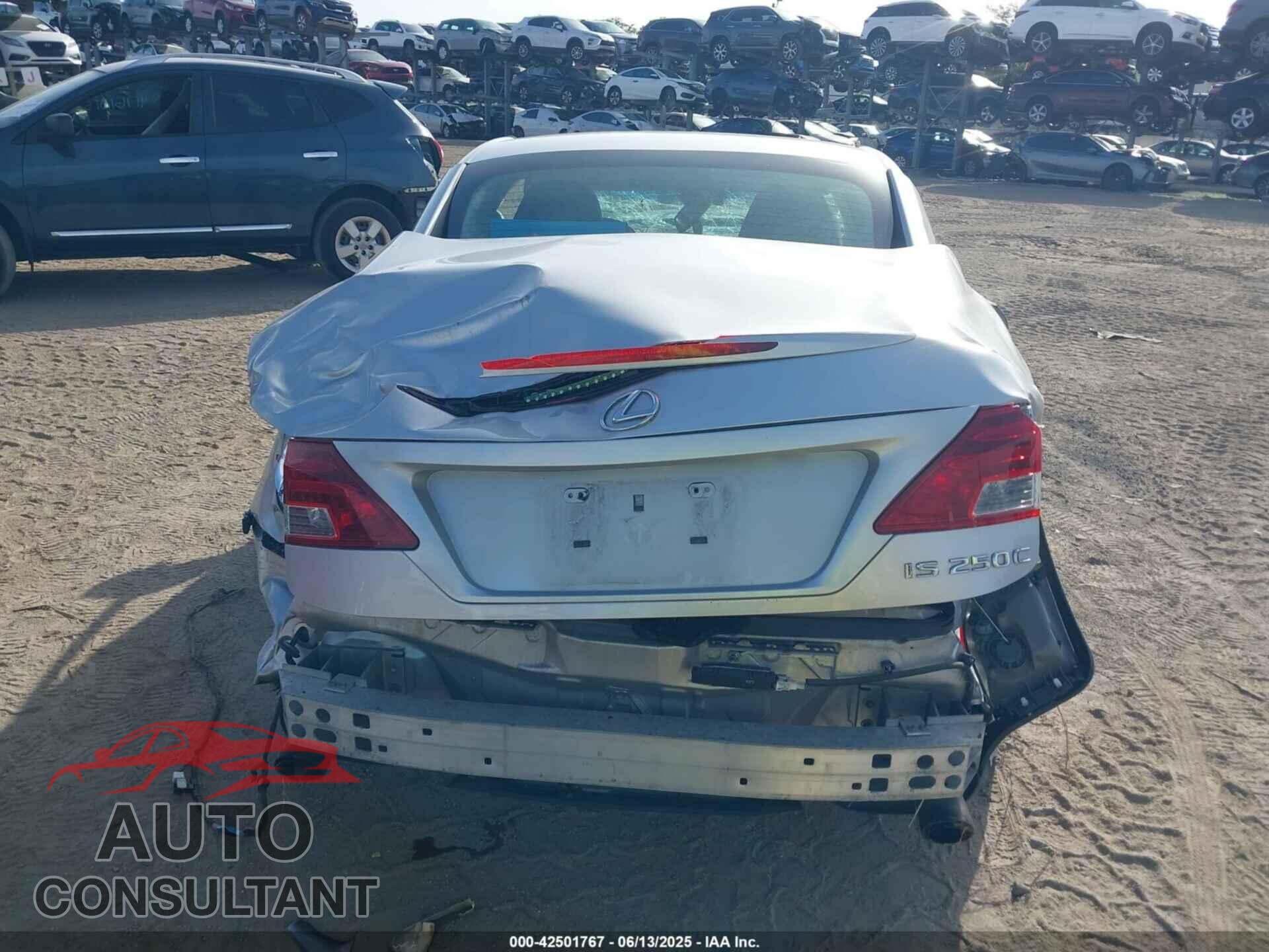LEXUS IS 250C 2011 - JTHFF2C21B2516455