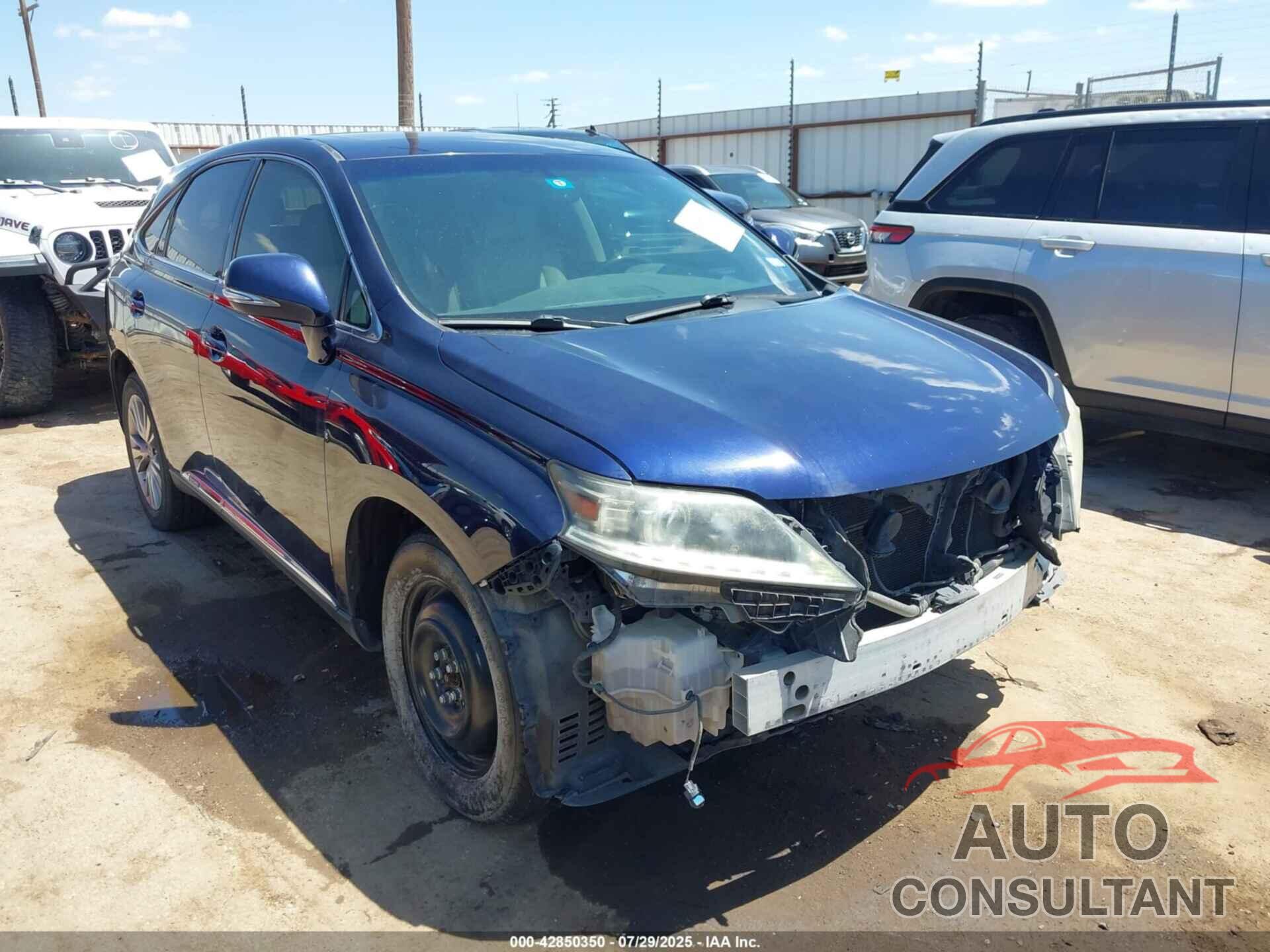 LEXUS RX 450H 2013 - JTJZB1BA4D2007389